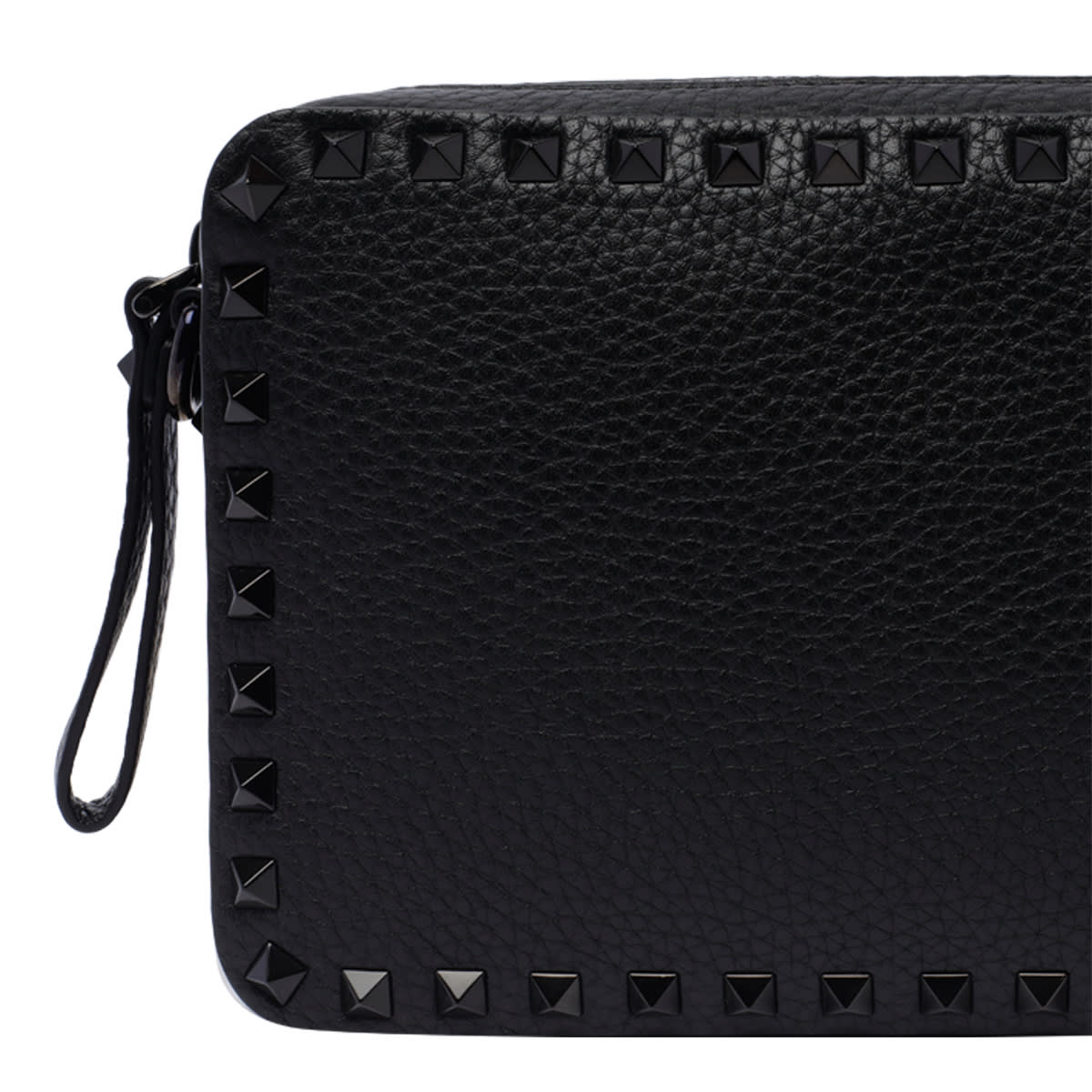 Shop Valentino Rockstud Crossbody Bag In Black