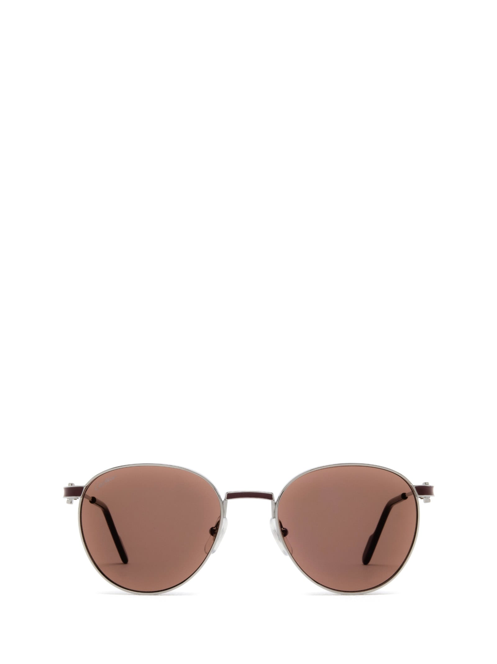 CARTIER CT0335S RUTHENIUM SUNGLASSES