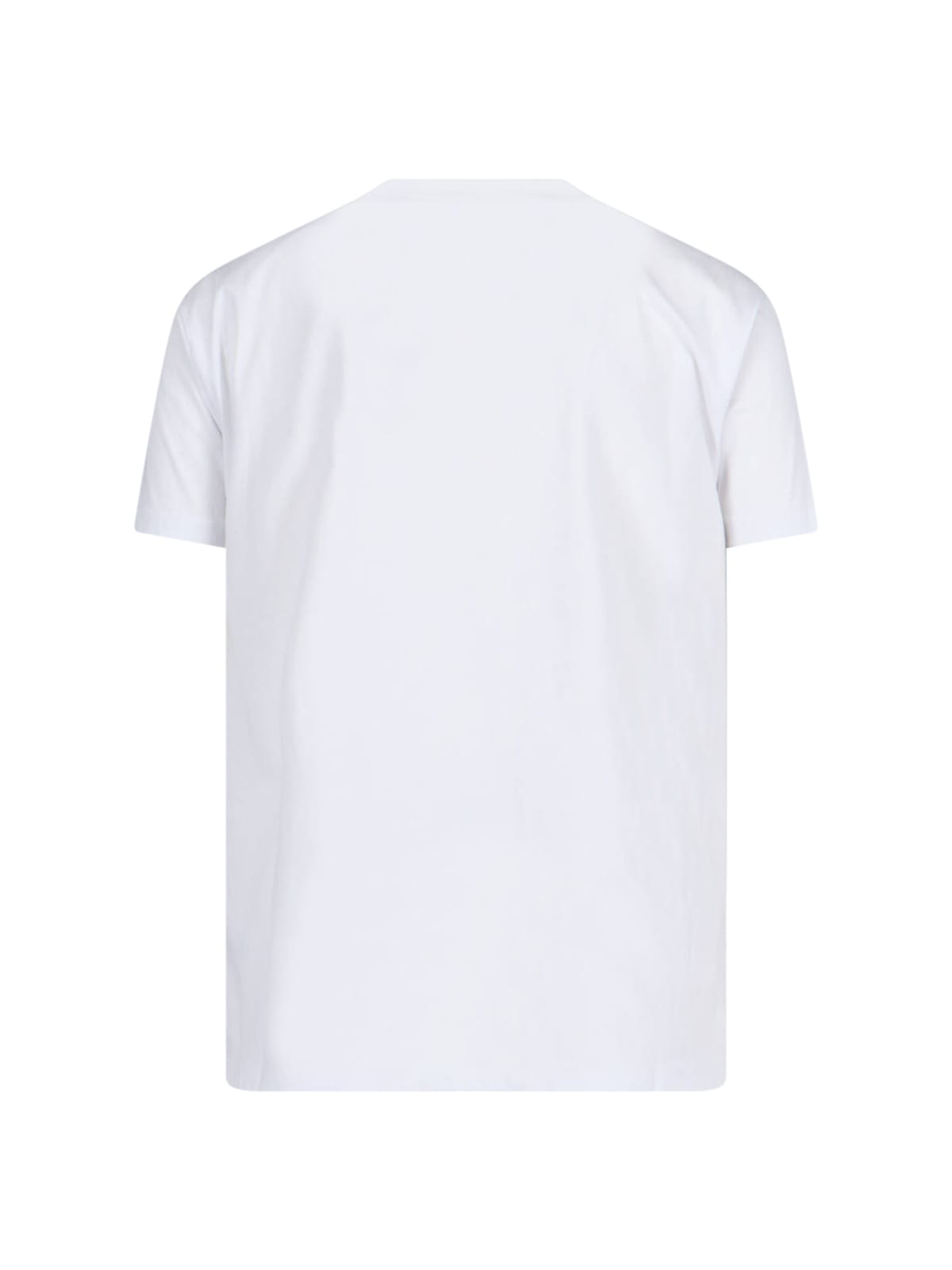 Vivienne Westwood White Crewneck T-shirt With Maxi Orb Logo Print On The Front In White