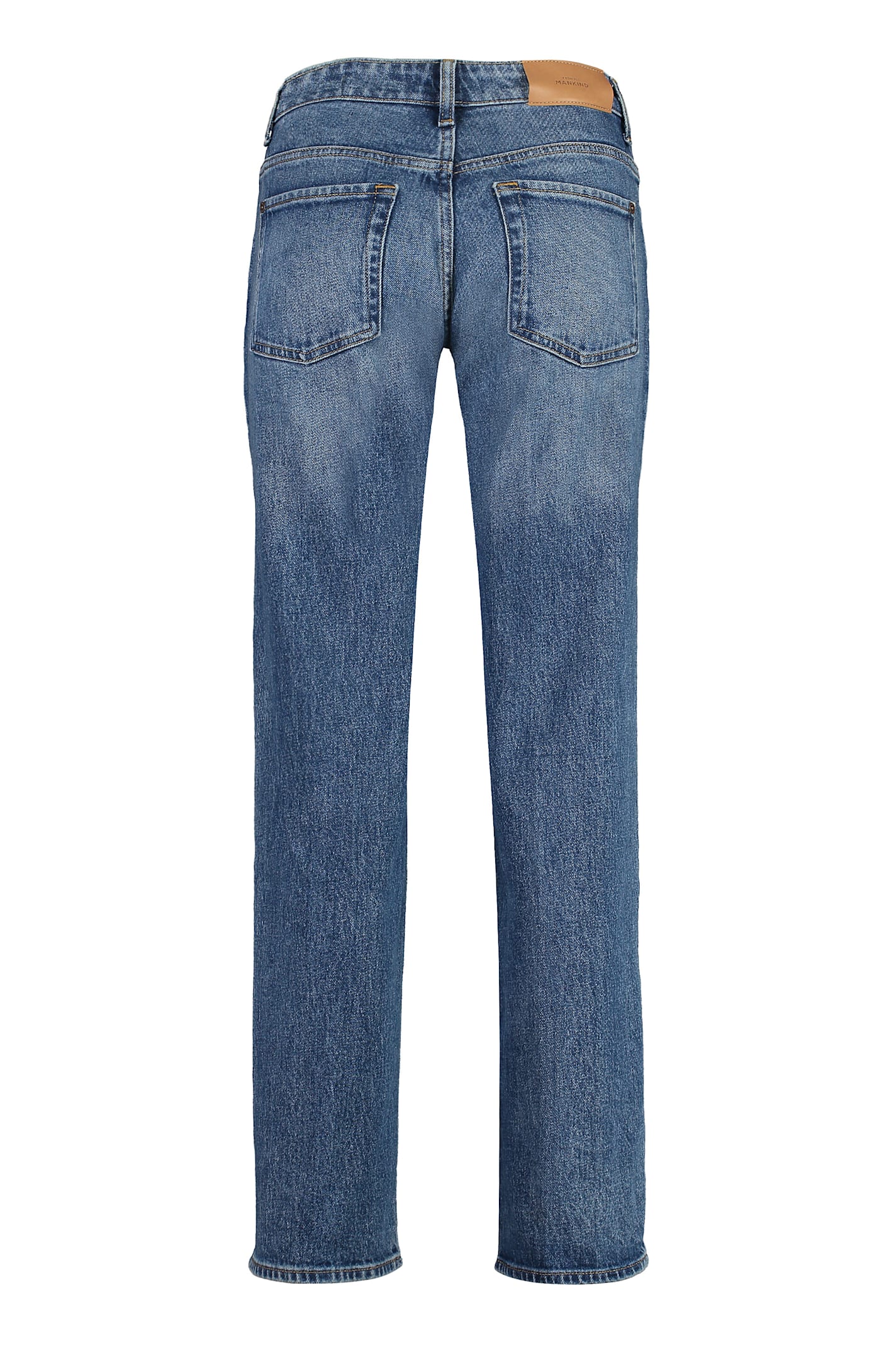 7 For All Mankind Calie Straight Jasper Jeans In Blue