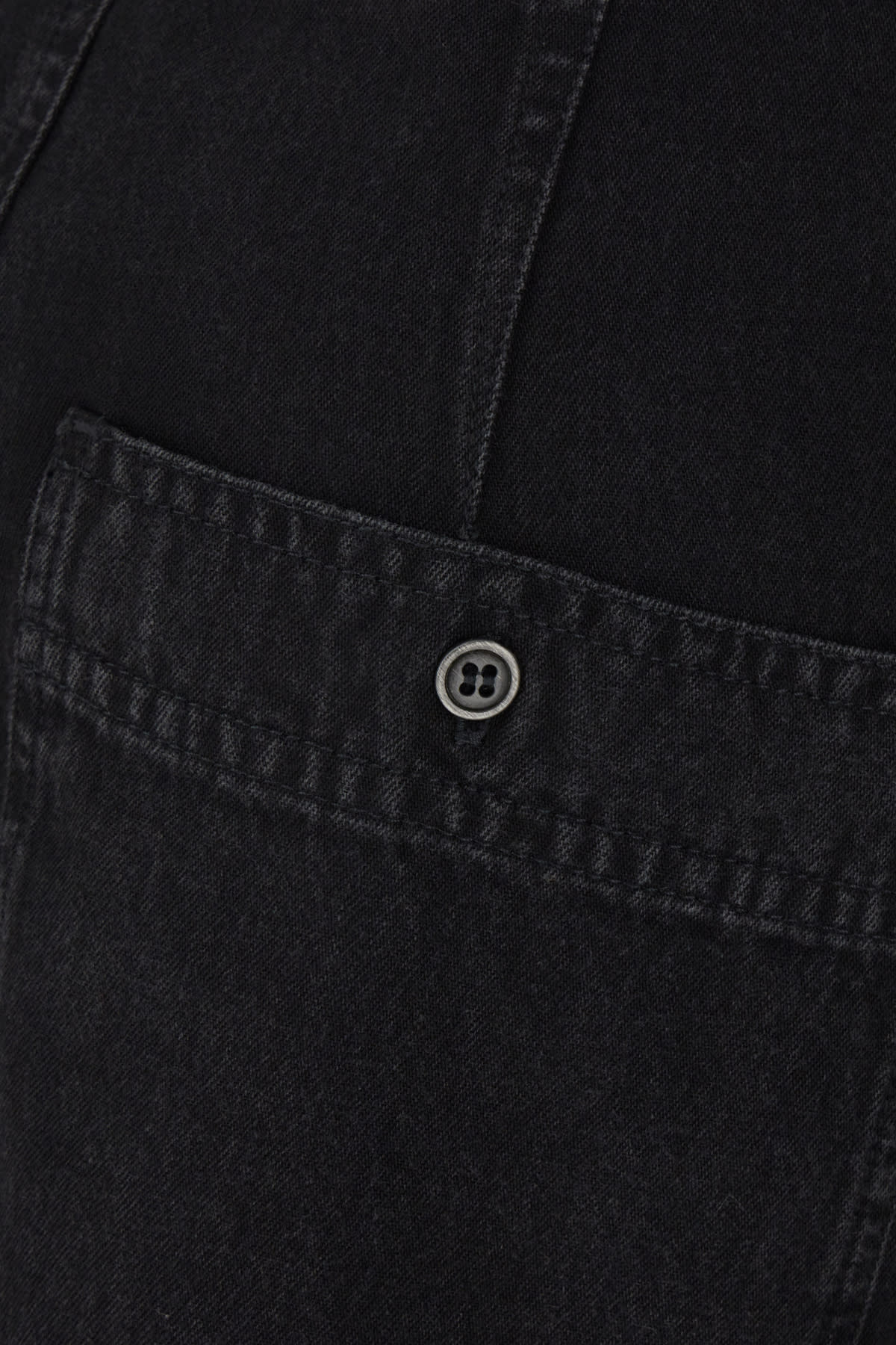 Shop Marant Etoile Black Denim Jeans In 01bk