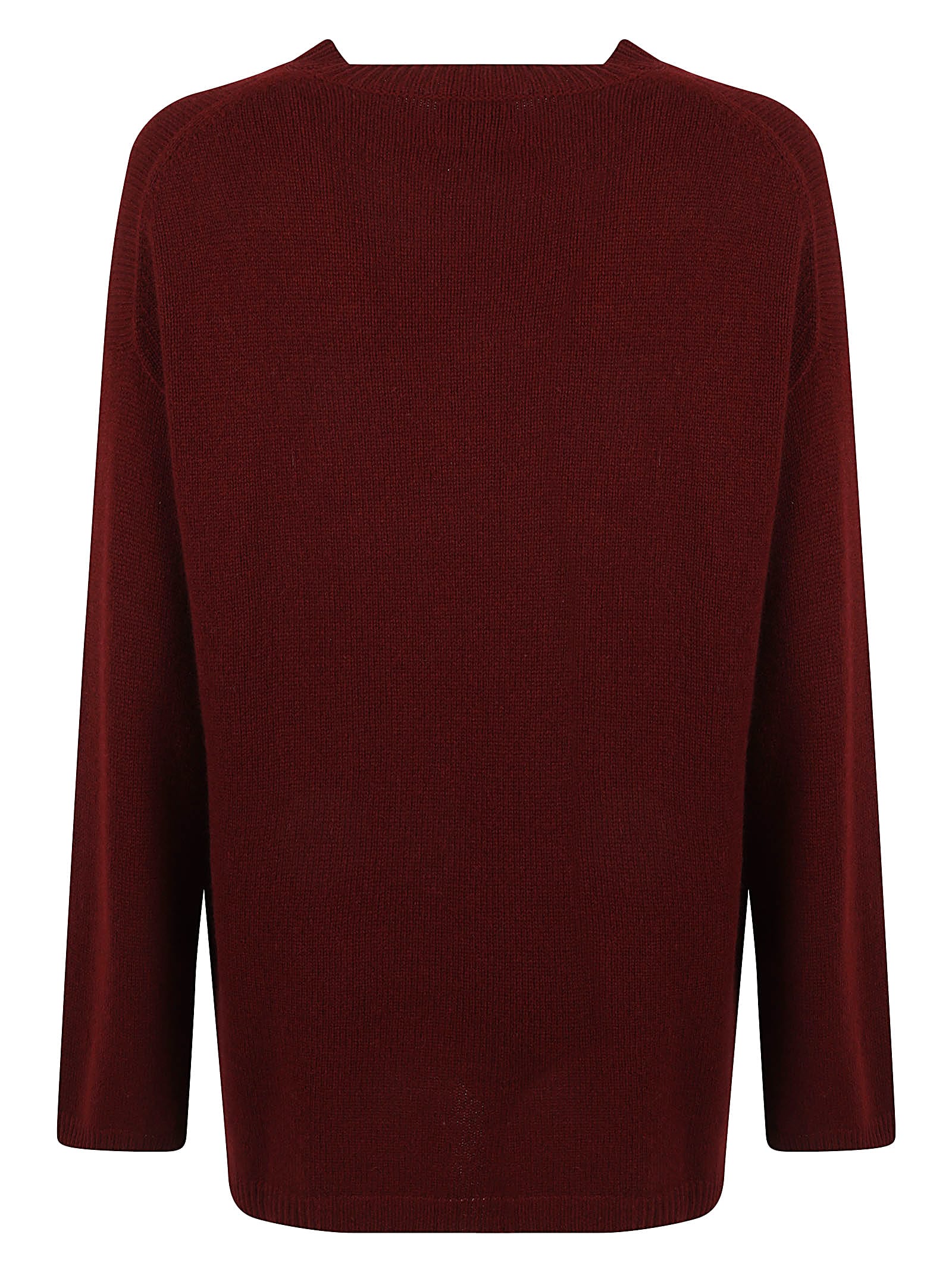 Shop Allude Loose Fit Jumper In Valentine