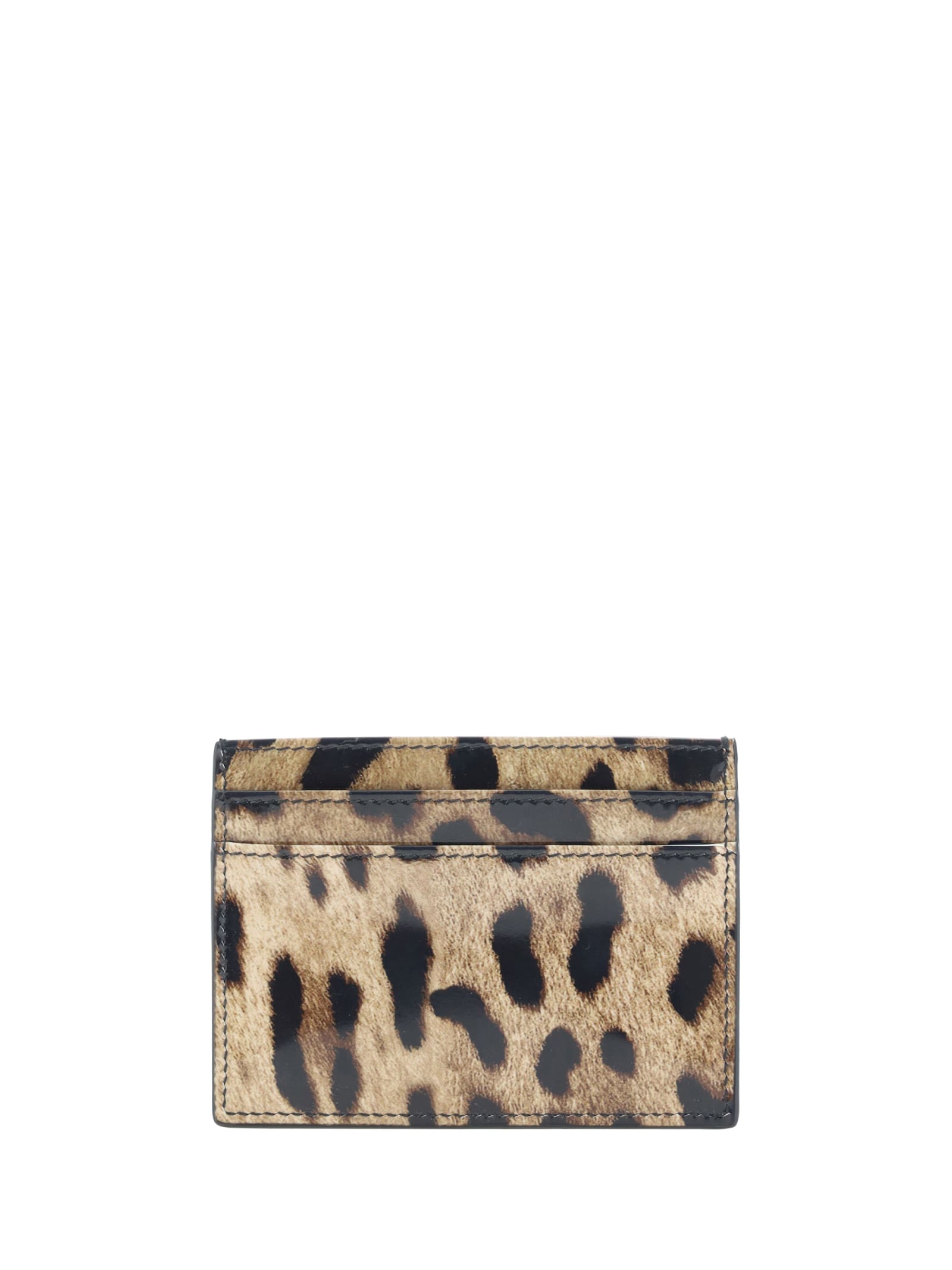 Shop Dolce & Gabbana Card Holder In Leo