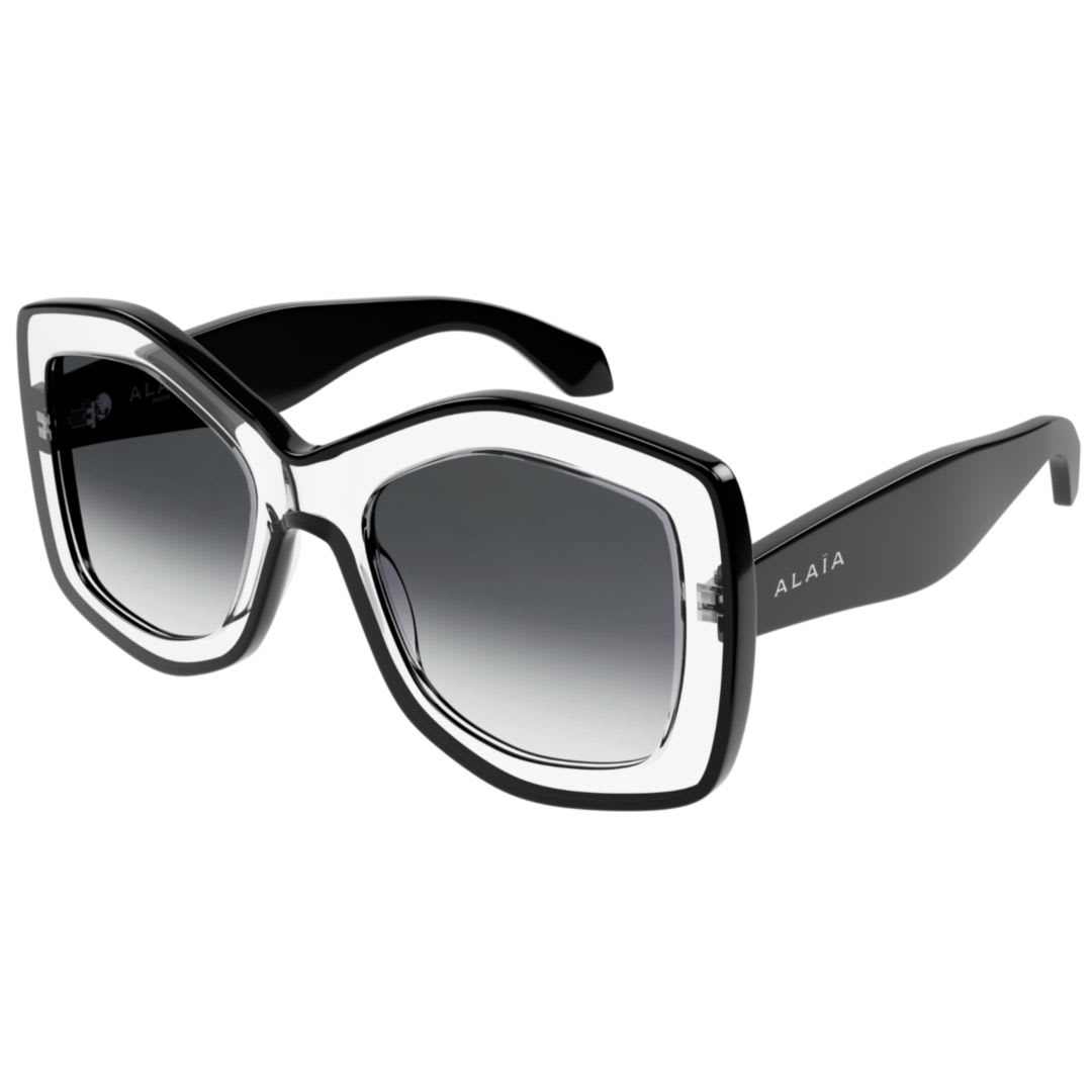 Alaïa Aa0066s-001crystal-black-grey In Gray