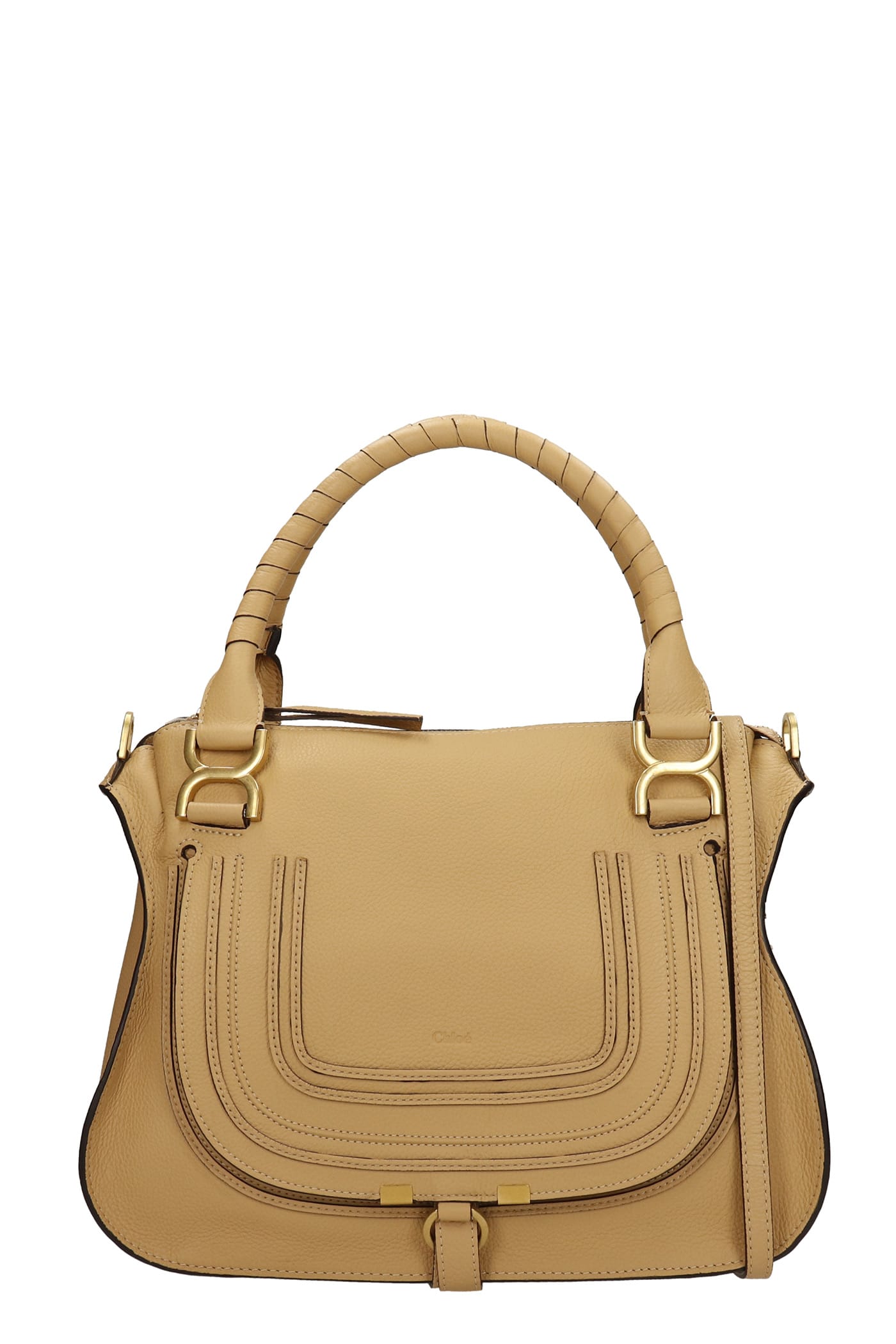 Chloé Marcie Hand Bag In Leather Color Leather