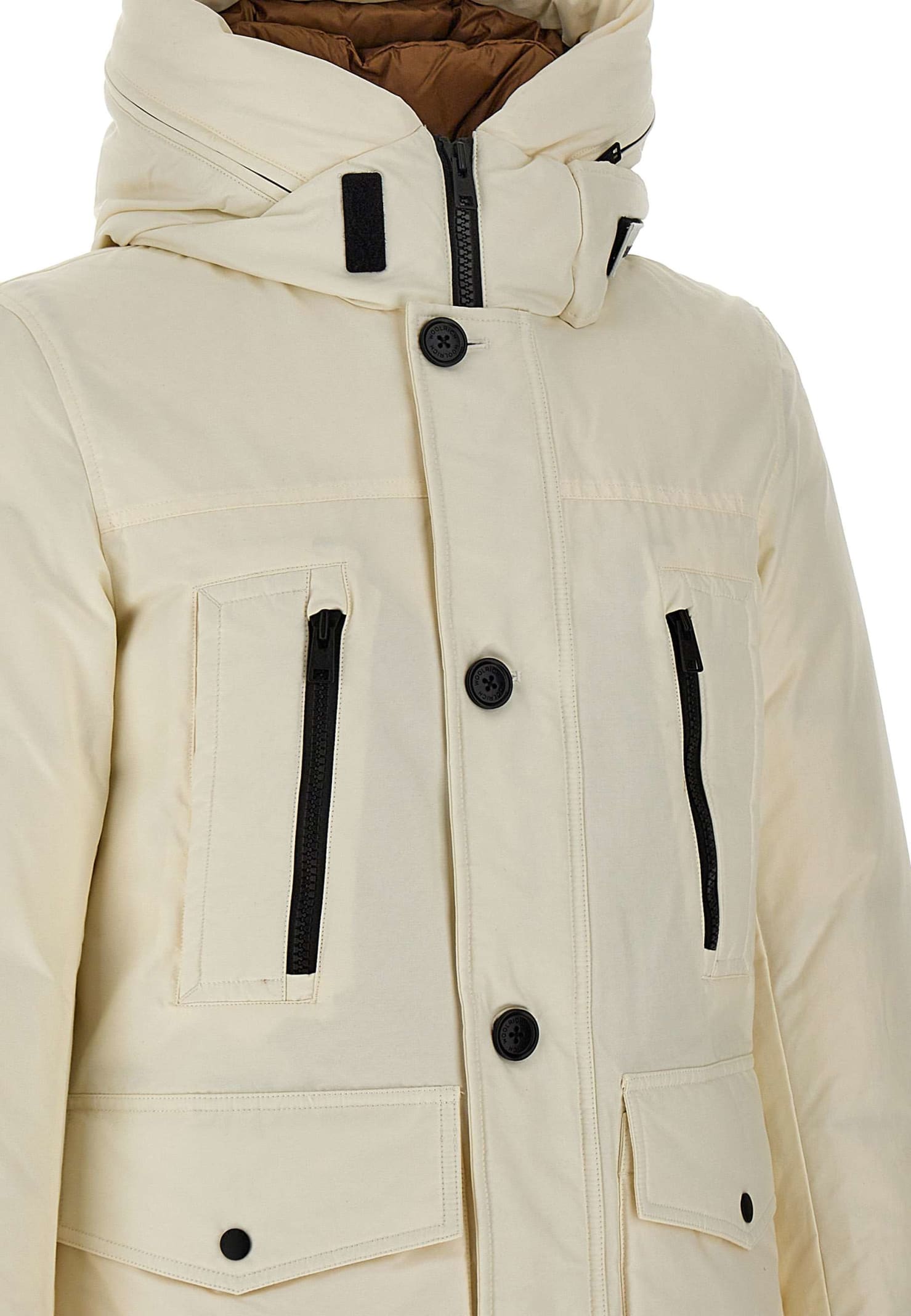 Woolrich Arctic Evolution White Ramar Parka In White
