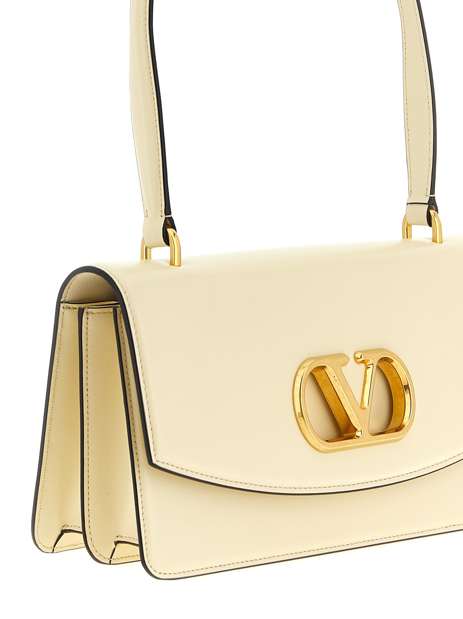 Valentino Garavani Vain Shoulder Bag In White