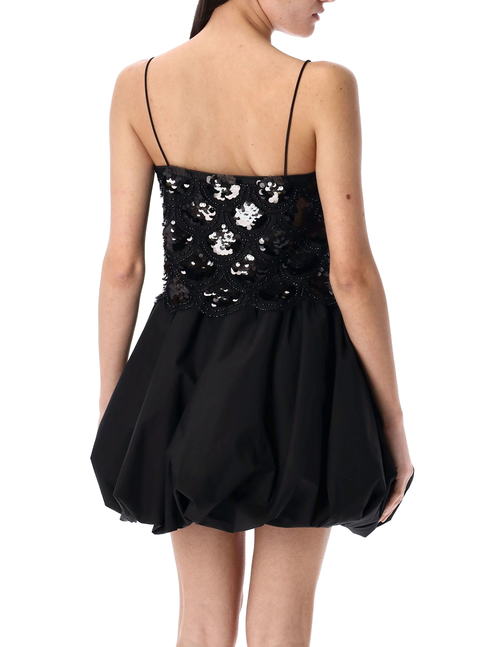 ROTATE BIRGER CHRISTENSEN SEQUINS CROP TOP