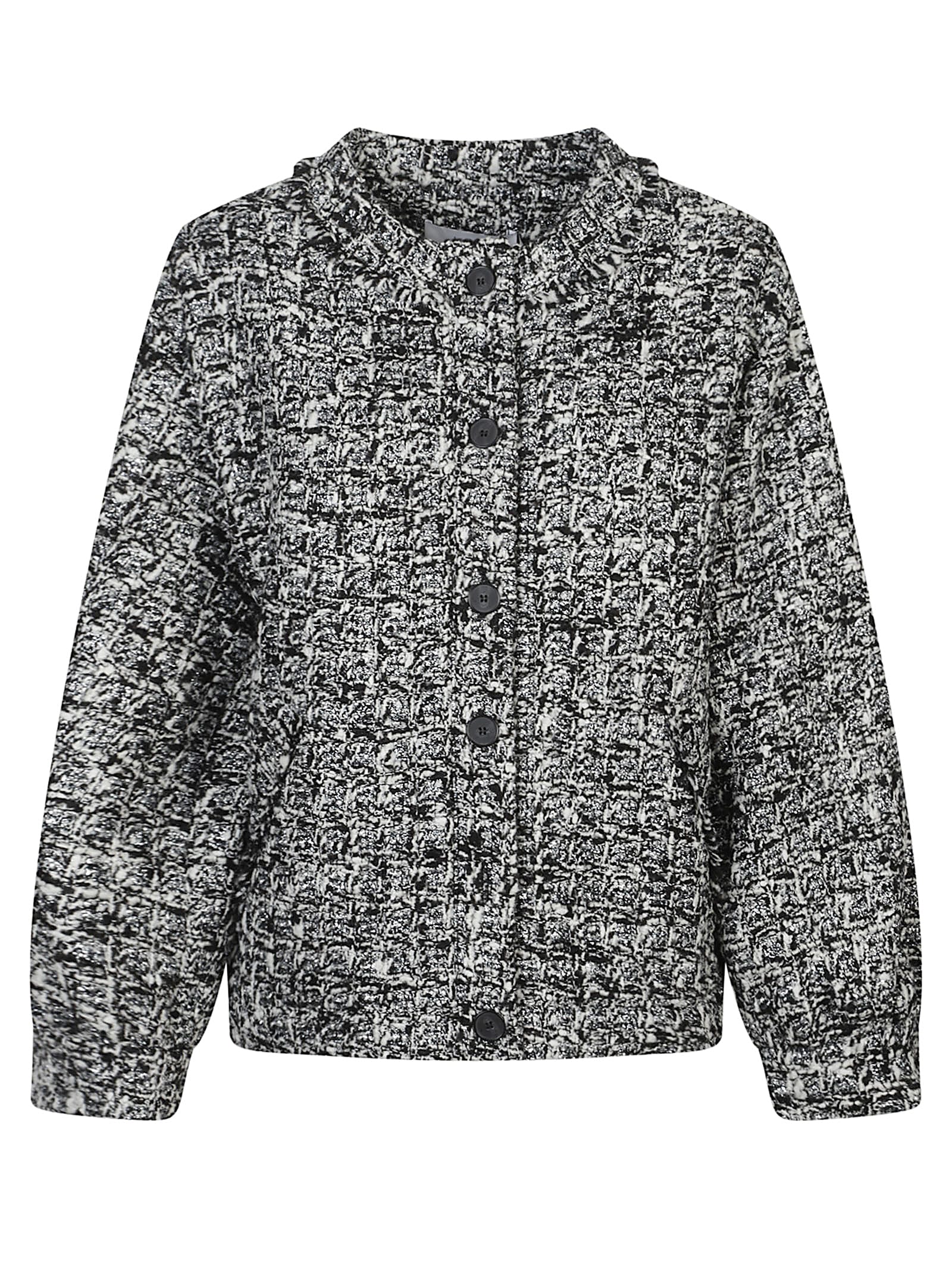 Iro Hassia Tweed Bomber Jacket In Gray