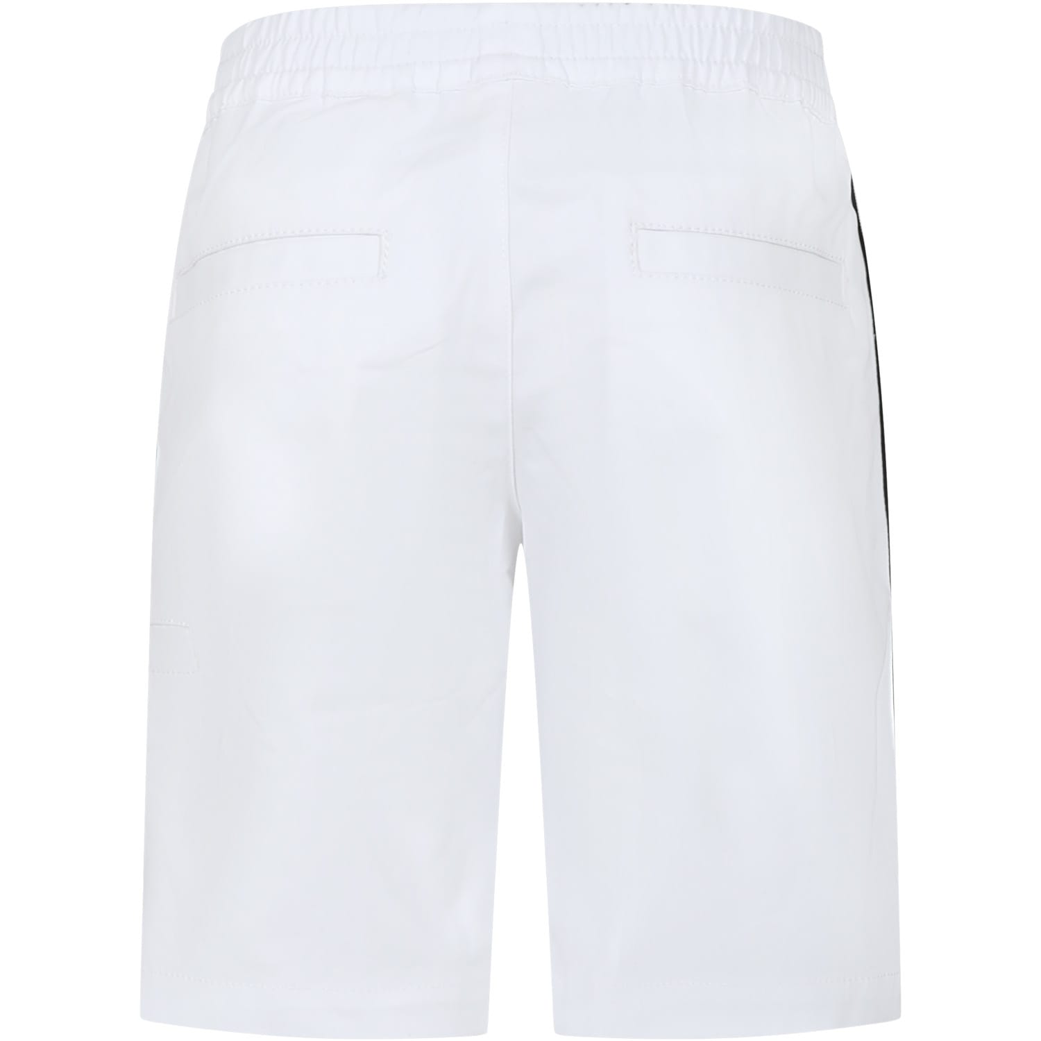 Shop Givenchy White Casual Shorts For Boy