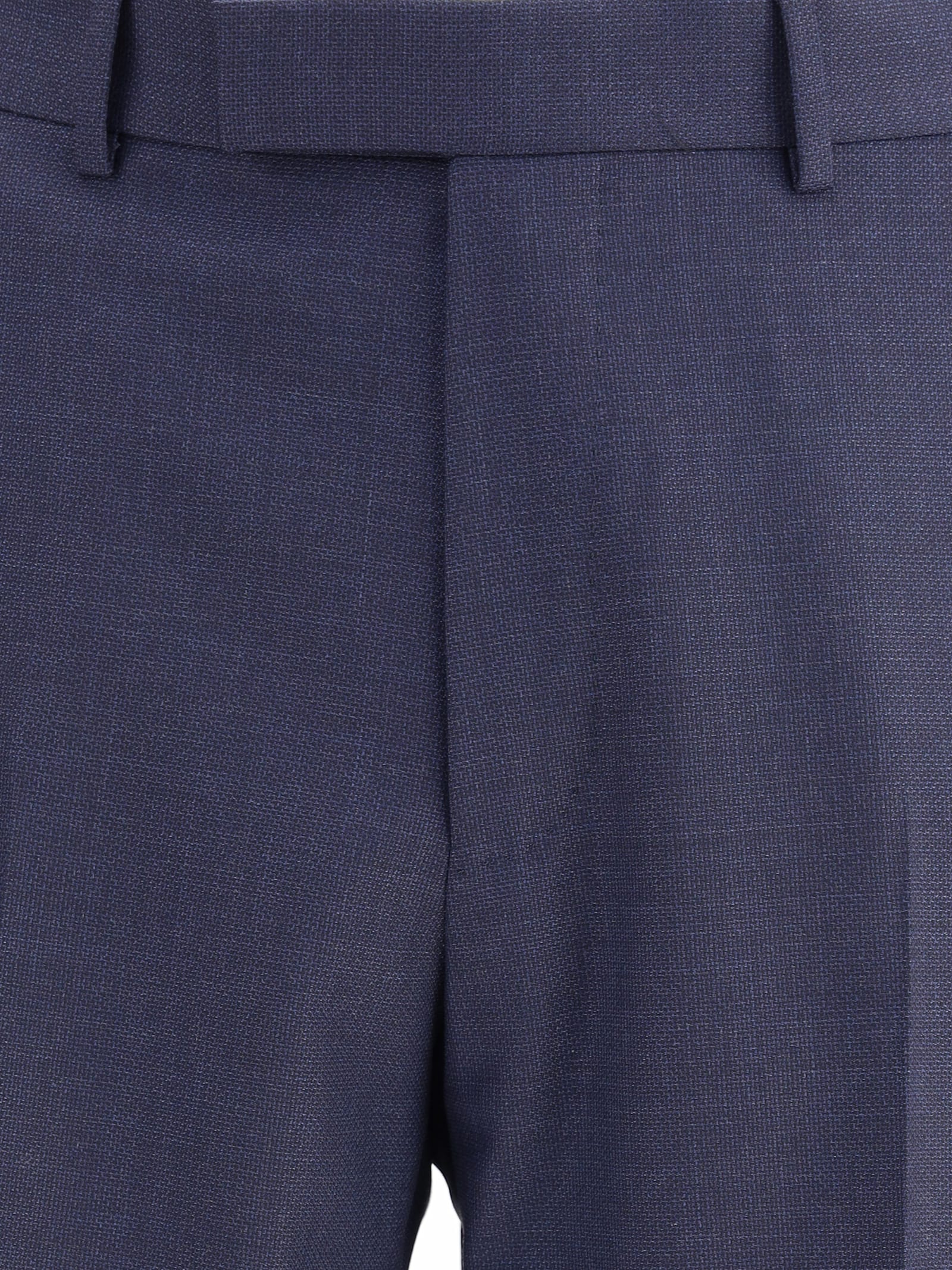 Zegna Two-button Wool Suit In Blue