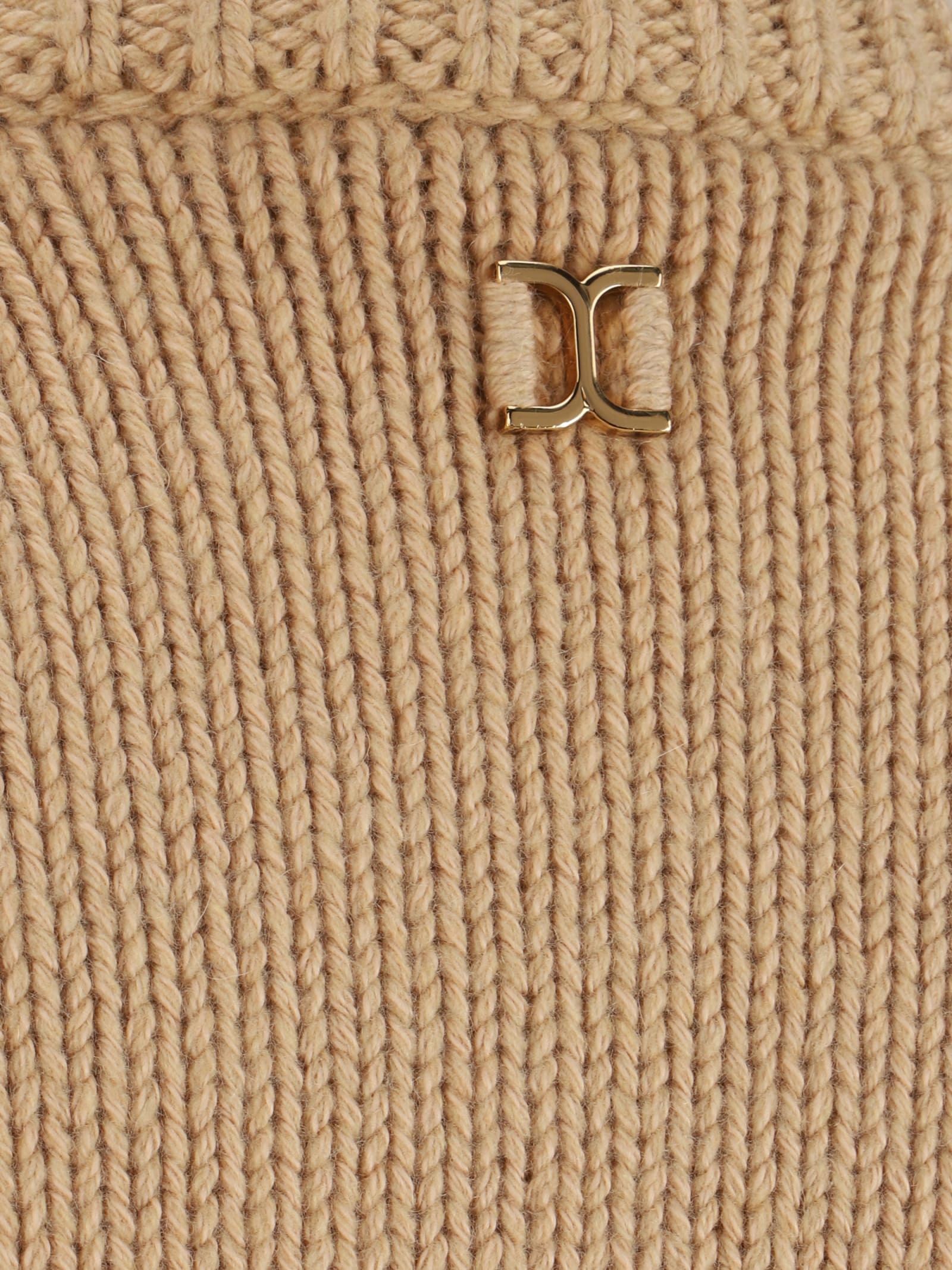 Chloé Chloe Skin Pink Cashmere Blend Oversize Sweater In Ultimate Nude