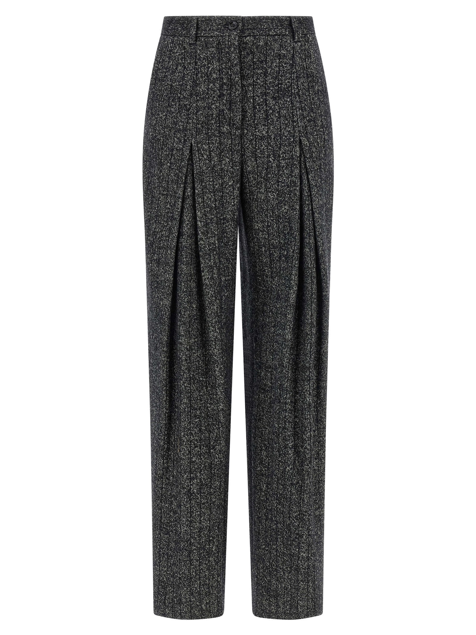 Dolce & Gabbana Striped Wool Pants In Multi