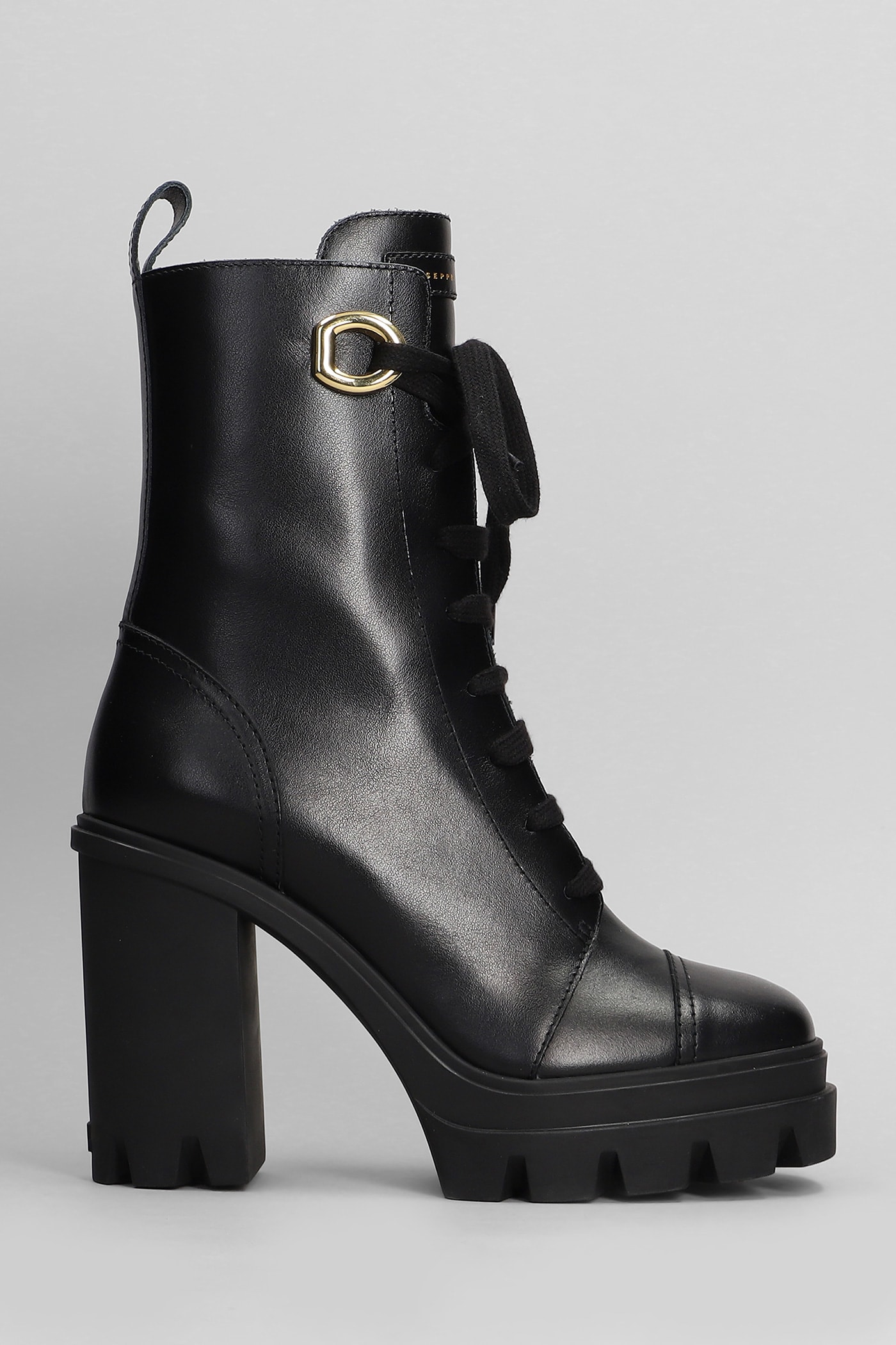 Cubalibre Ankle Boots In Black Leather