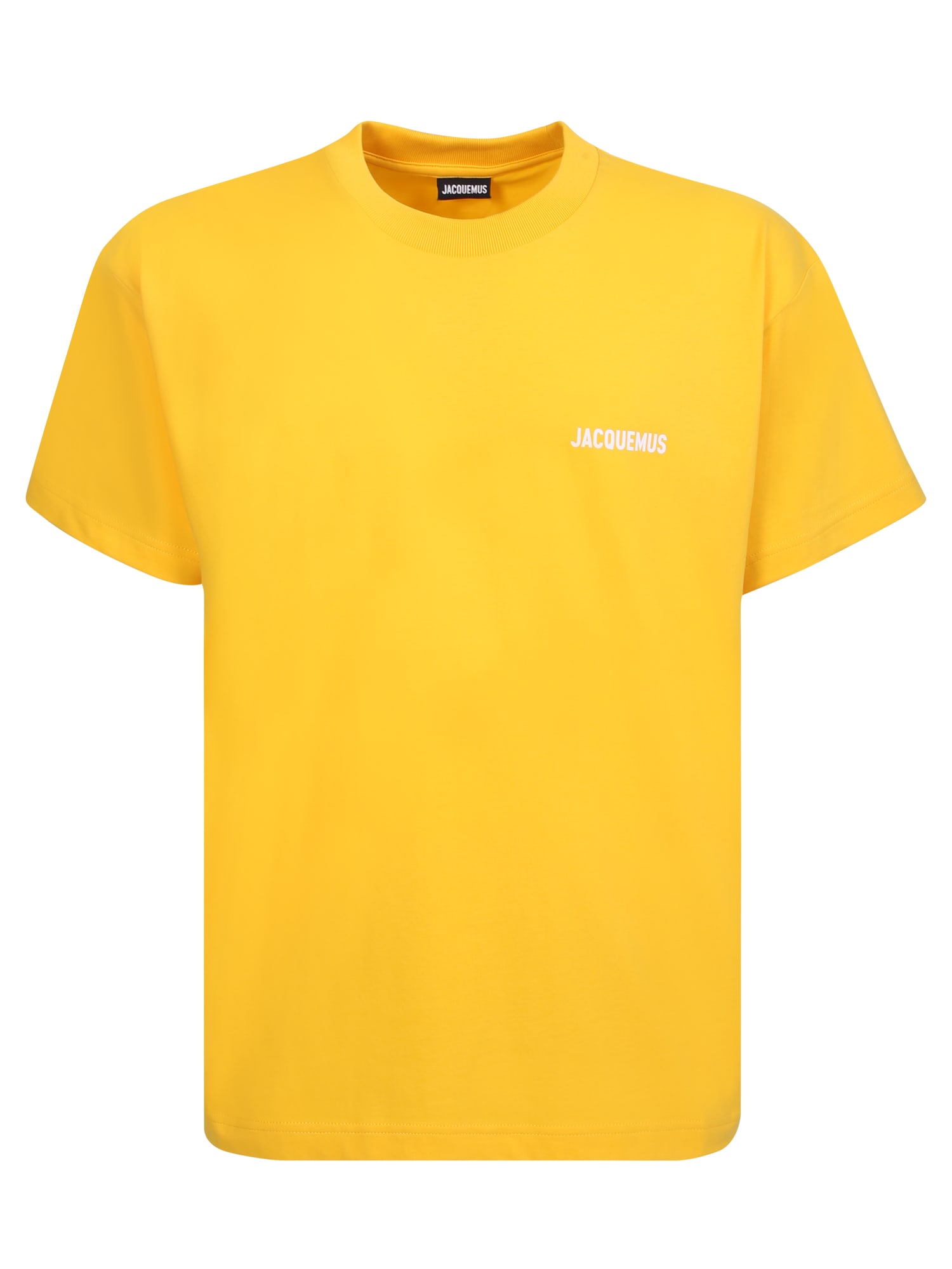 Jacquemus T-shirt With Logo In Yellow