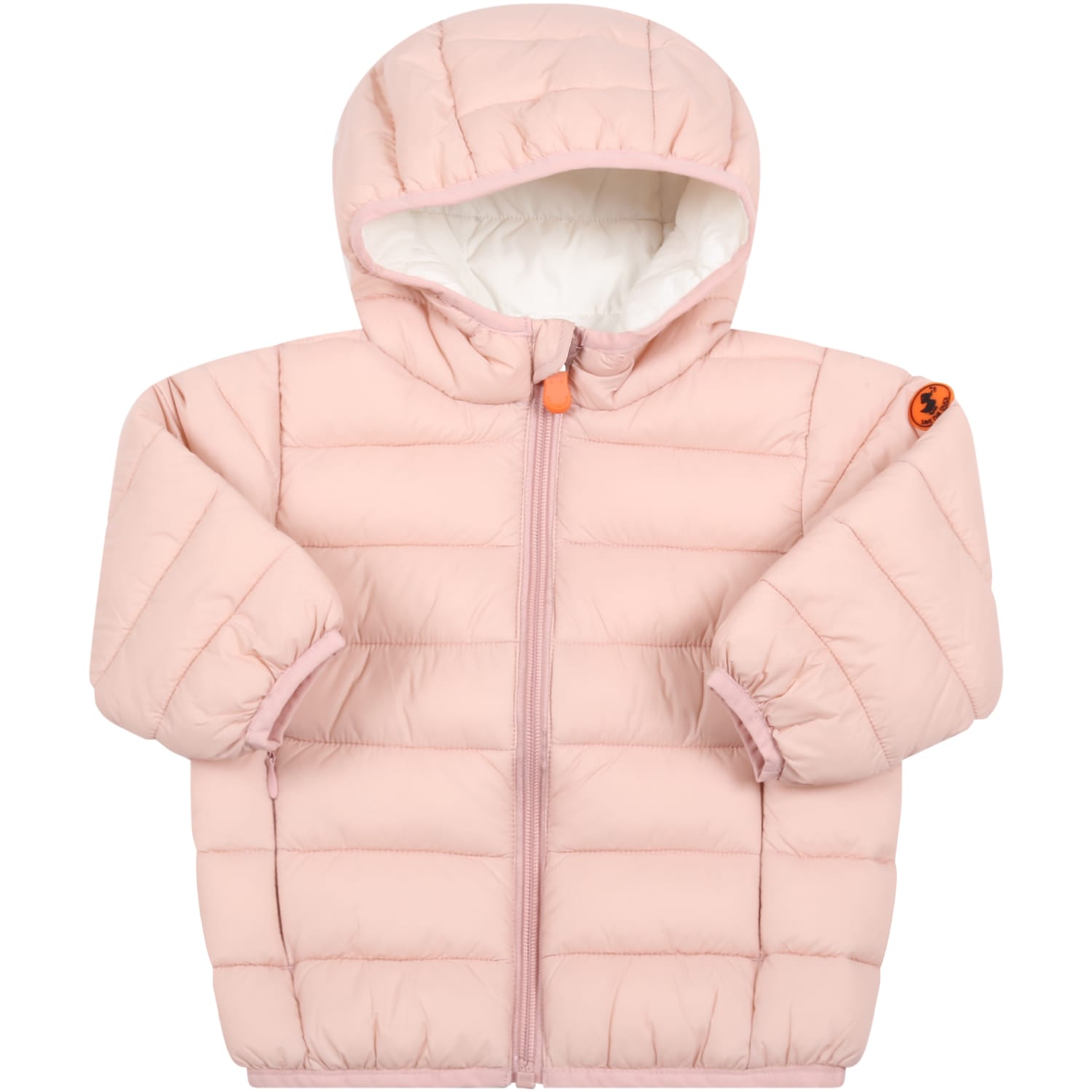 Save the Duck Pink Jacket For Baby Girl