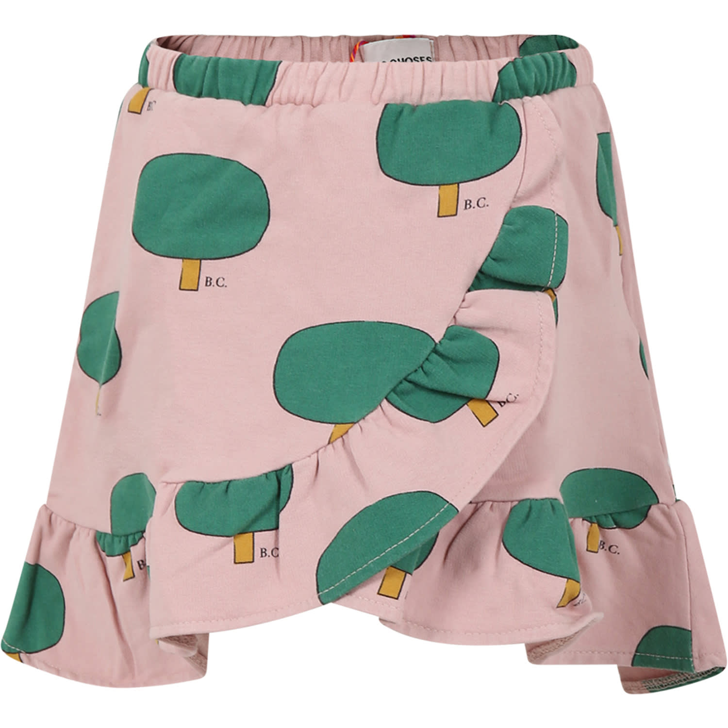 Shop Bobo Choses Pink Skirt For Girl With Tree Print