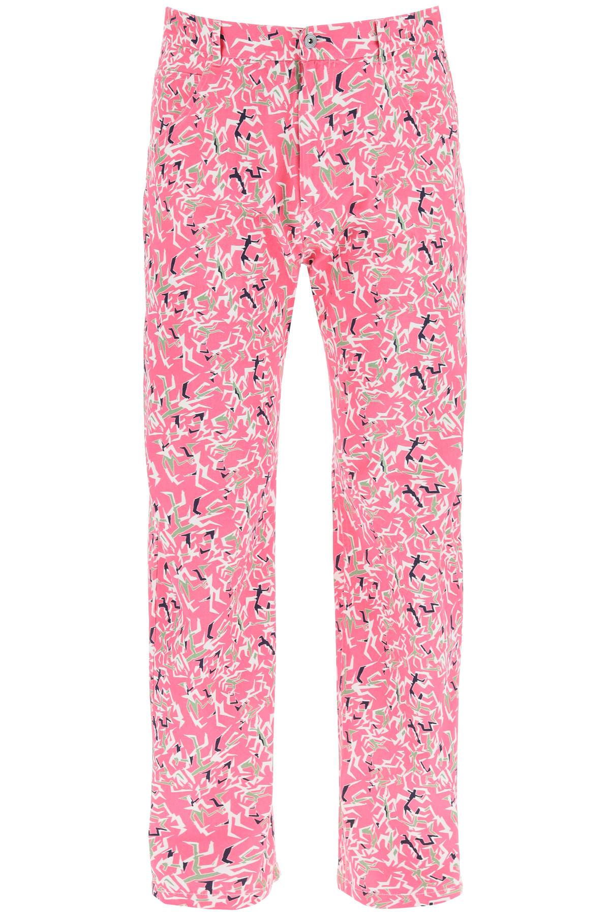 PACCBET Cotton Twill Trousers With Print