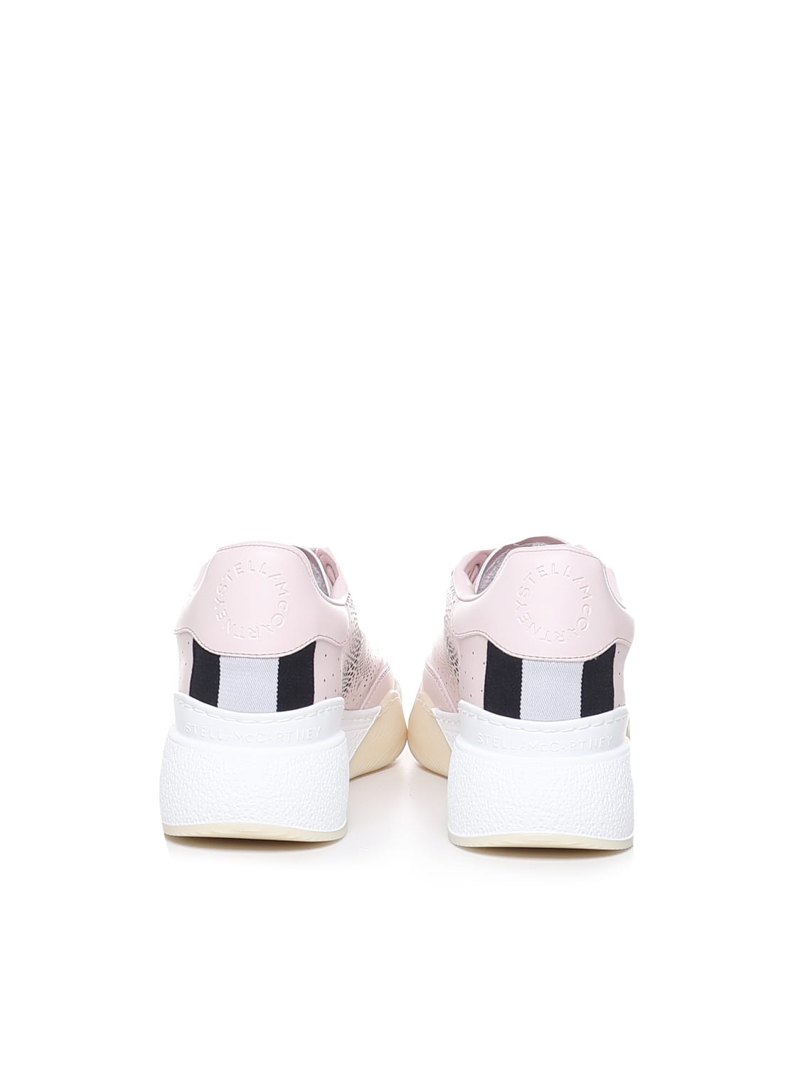 Shop Stella Mccartney Sneakers In Tencel In Pink