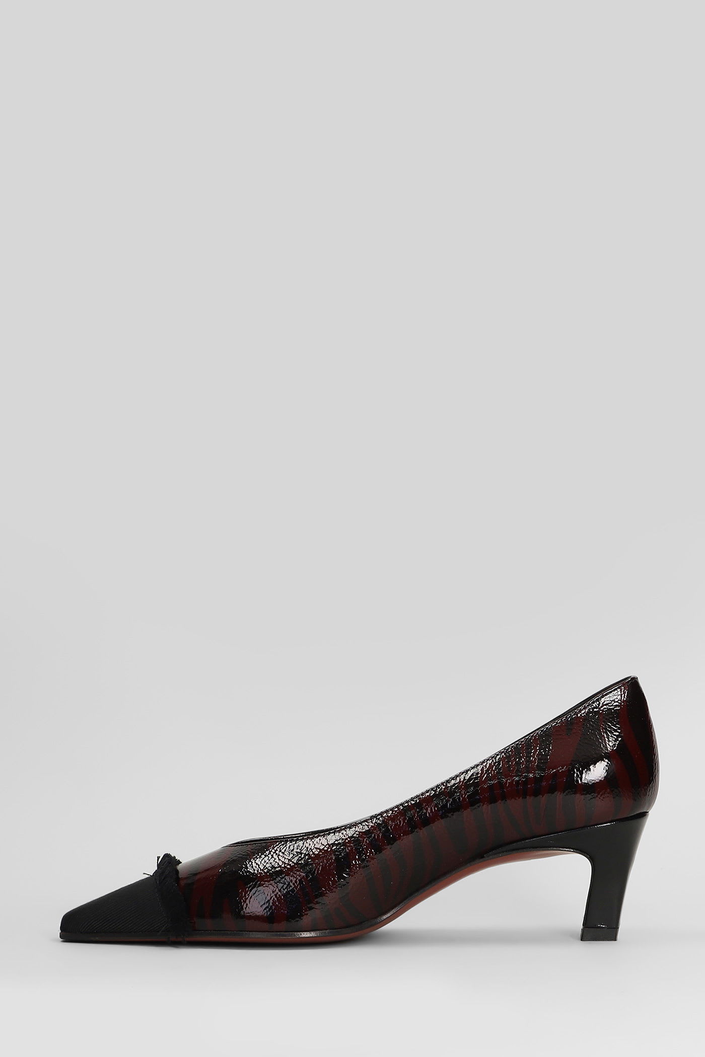 Roberto Festa Ava Pumps In Bordeaux Leather In Burgundy