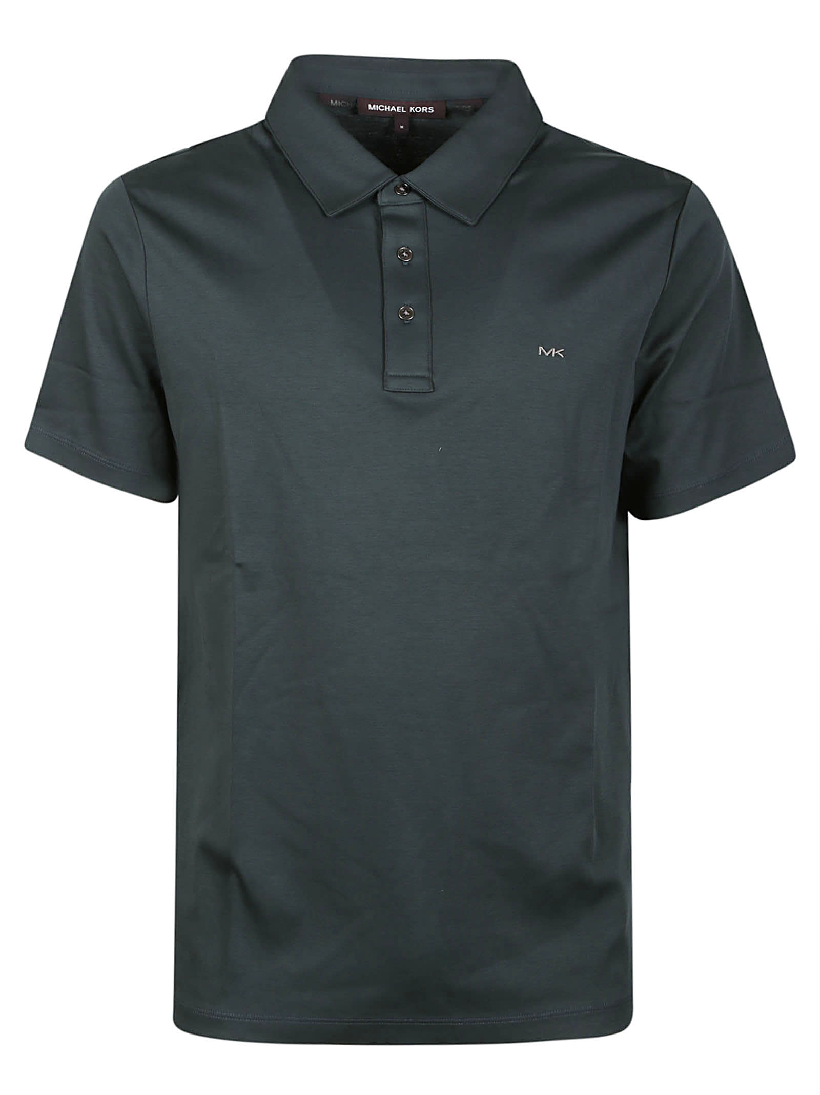 Michael Kors Sleek Polo Shirt In Loden