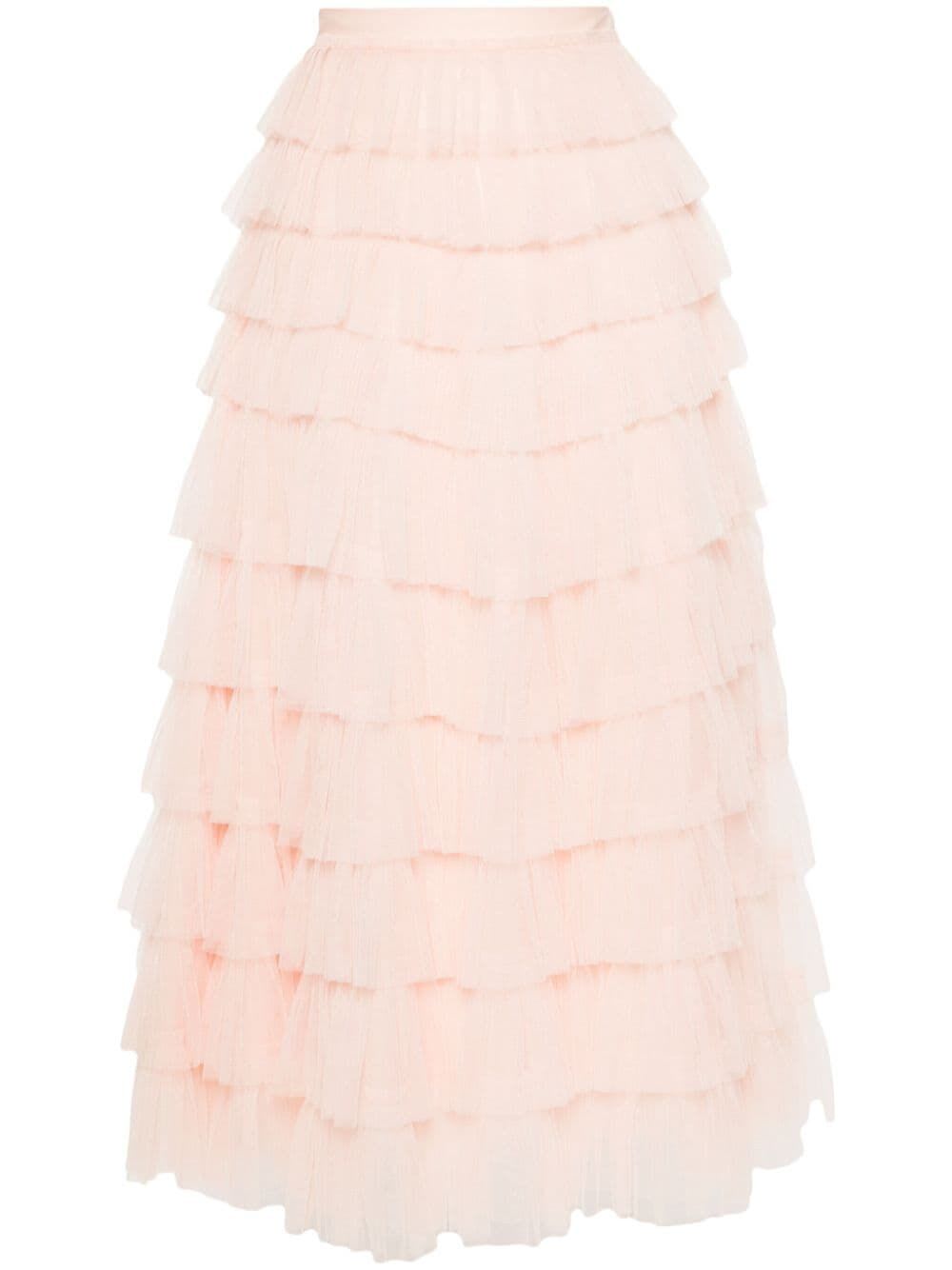 Shop Twinset Skirts Tulle In Cupcake Pink