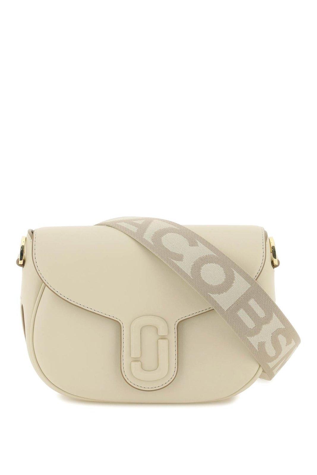 Marc Jacobs The Snapshot Foldover Top Crossbody Bag In Brown