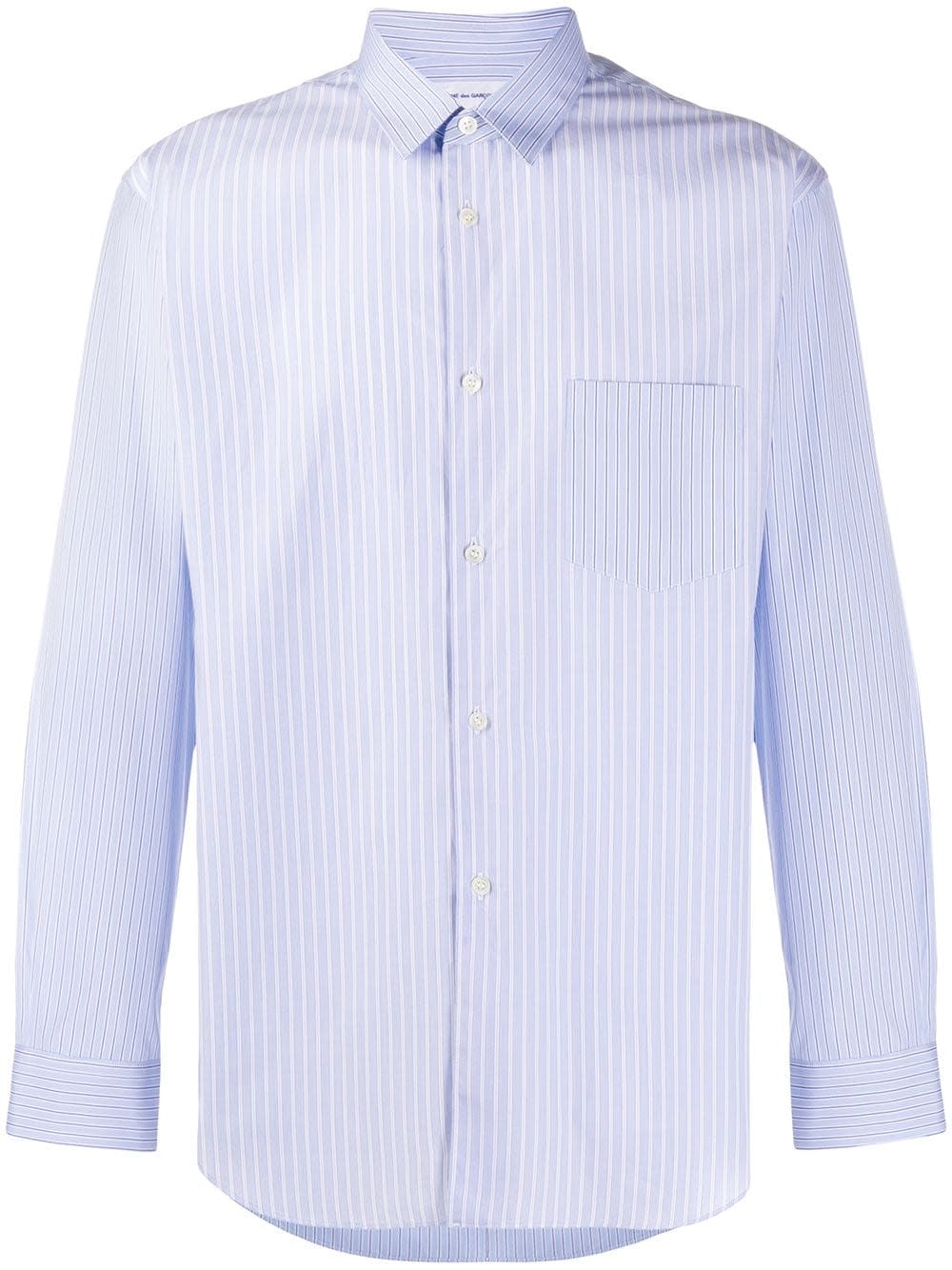 COMME DES GARÇONS SHIRT LONG-SLEEVE STRIPED SHIRT,11240495