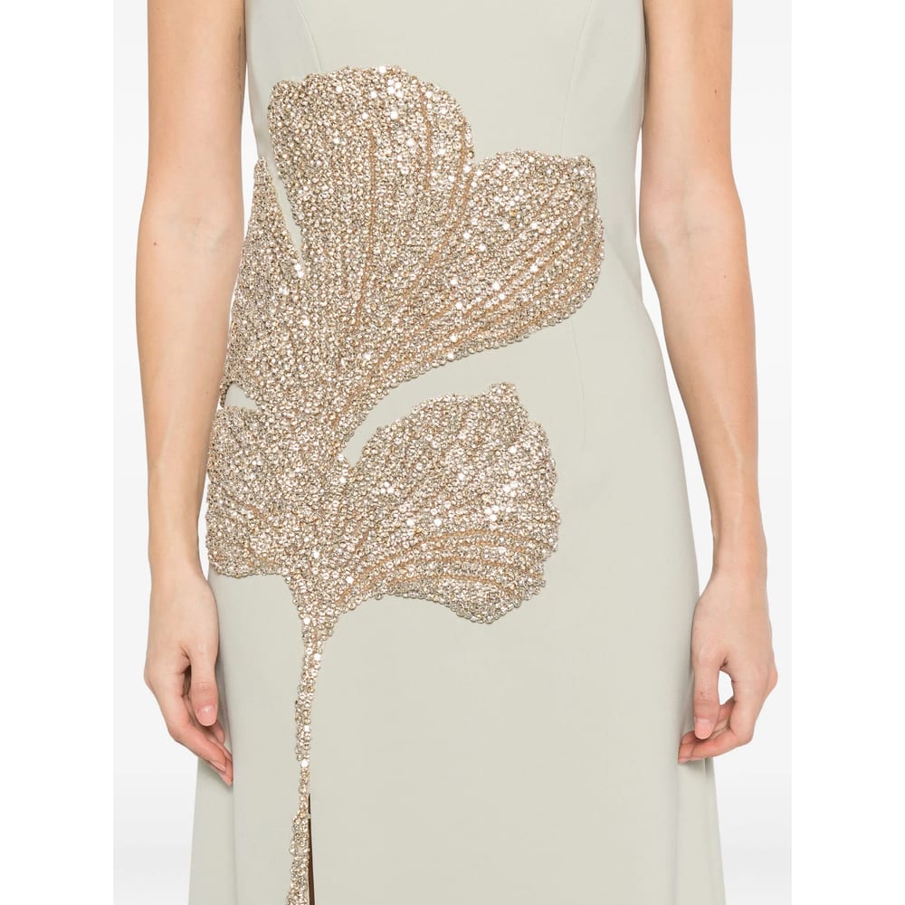 Costarellos Dress In Green