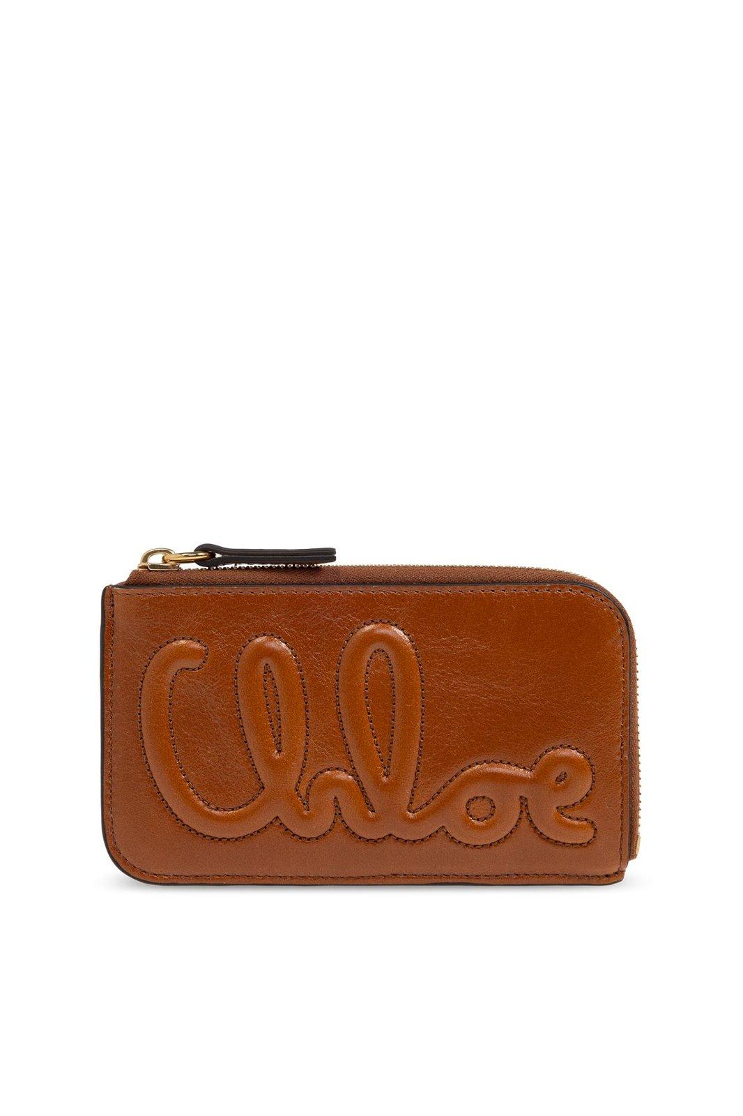 Shop Chloé C Small Purse In Brown