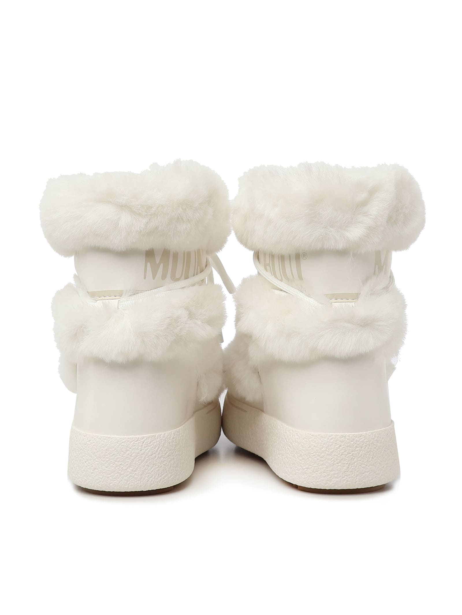 Moon Boot Ltrack Monaco Faux Fur-trimmed Shell And Faux Leather Snow Boots In Animal Print