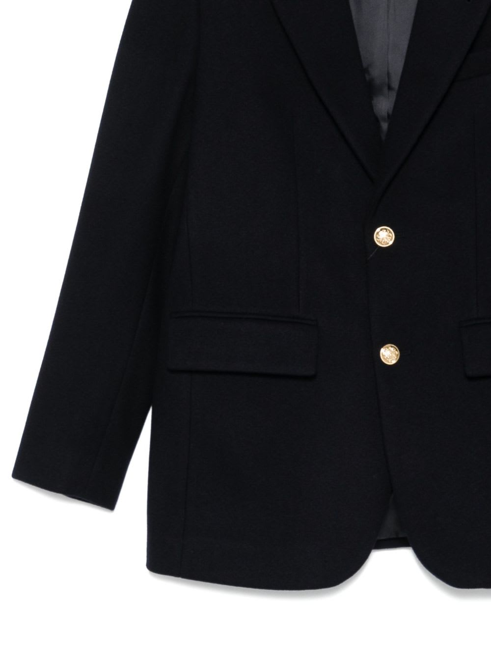 Dunst Wool Single-breasted Jacket In Blue