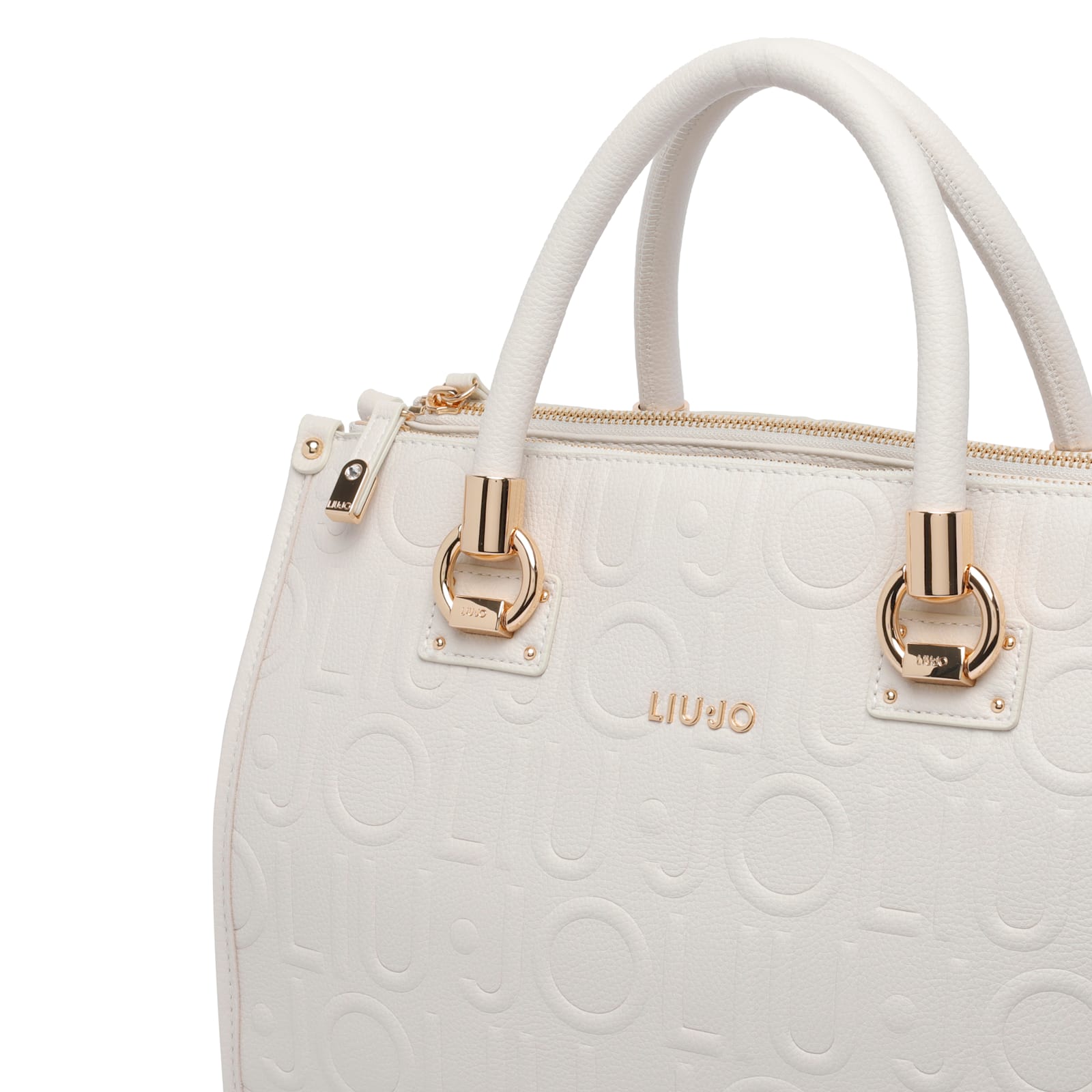 Liu •jo Logo-embossed Tote Bag In White