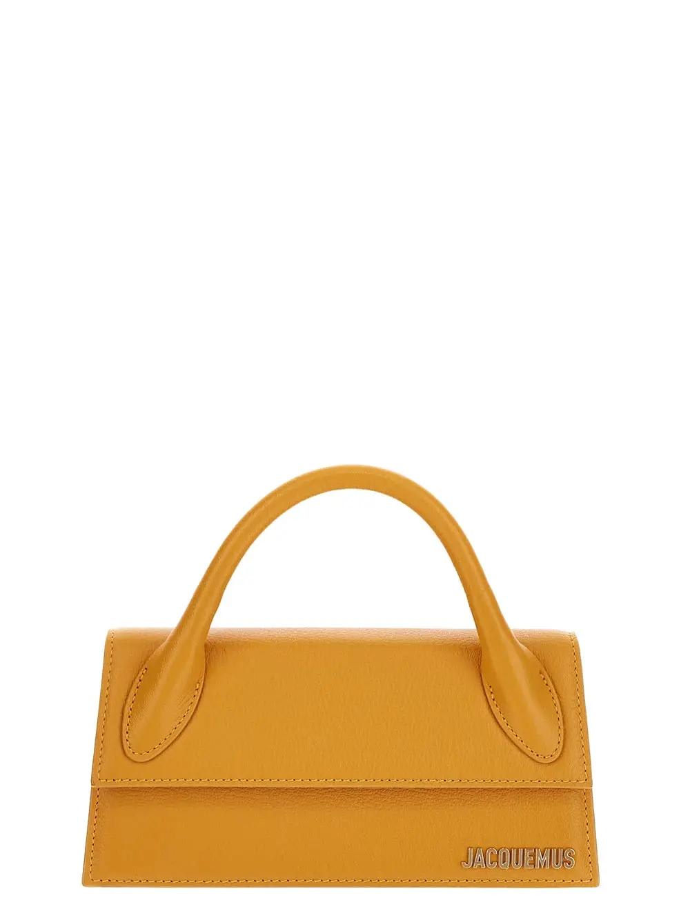 Shop Jacquemus Le Chiquito Long Bag In Orange