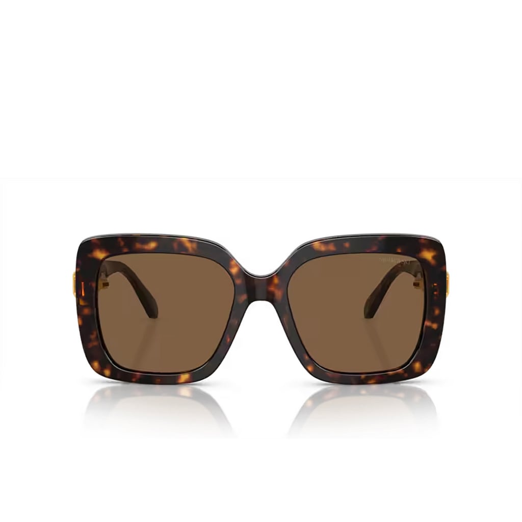 Shop Swarovski Sk6001 100283 Sunglasses In Tortoise