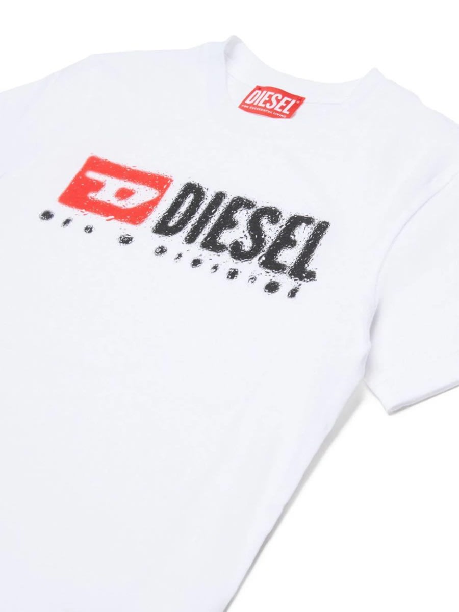 Diesel T-shirt Cotone Bianco In White