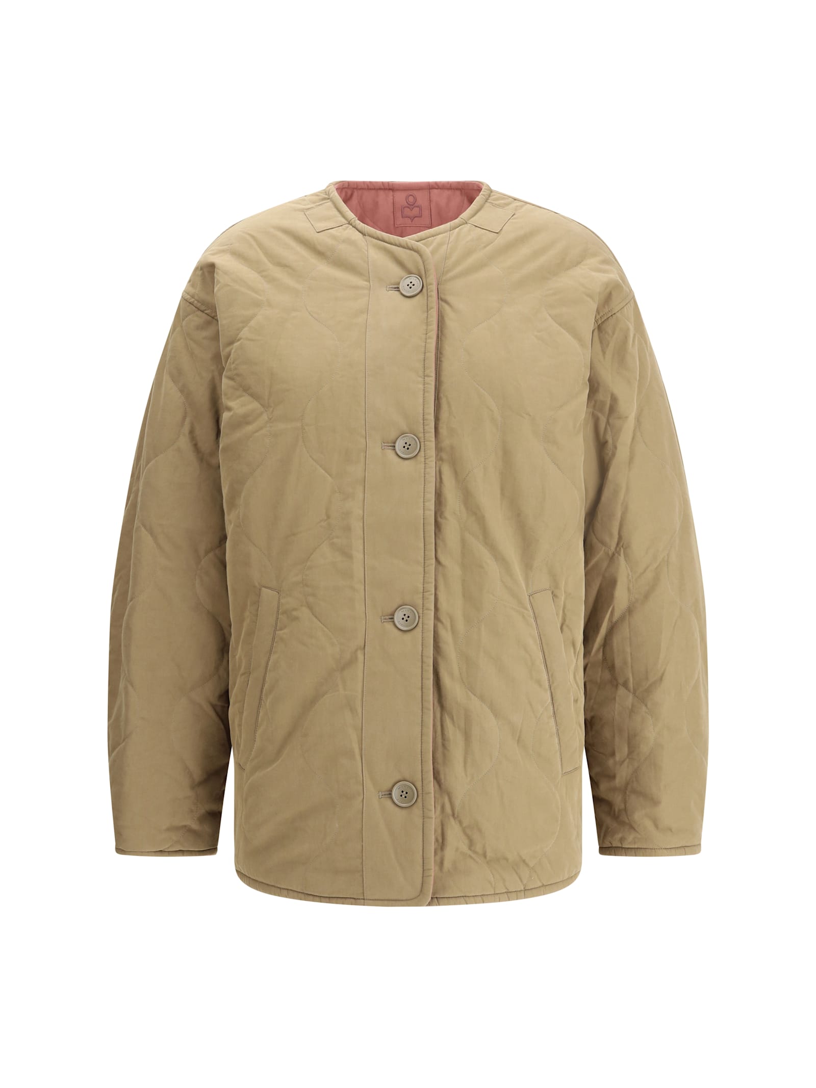 Isabel Marant Étoile Quilted Reversible Nesmae Jacket In Brown