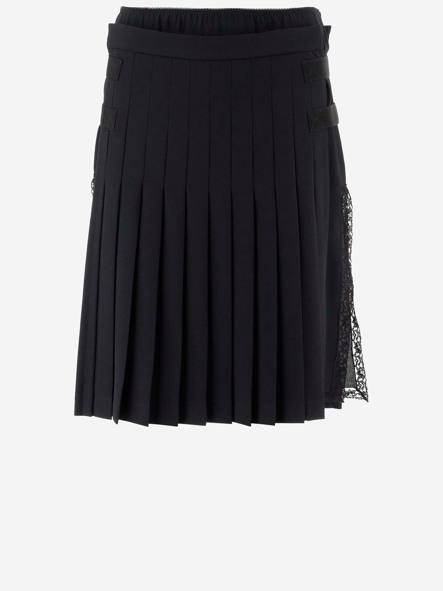 Shop N°21 Silk Midi Skirt In Black