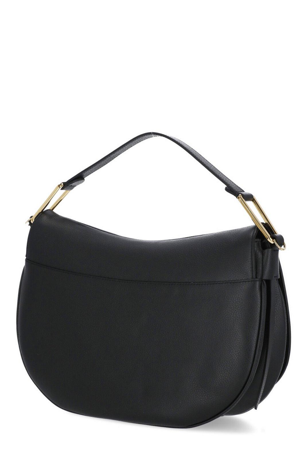 Shop Coccinelle Medium Magie Foldover-top Tote Bag In Black