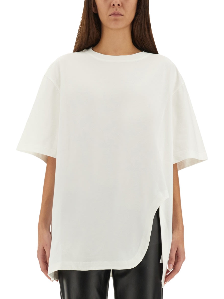 Attico Cotton T-shirt In White