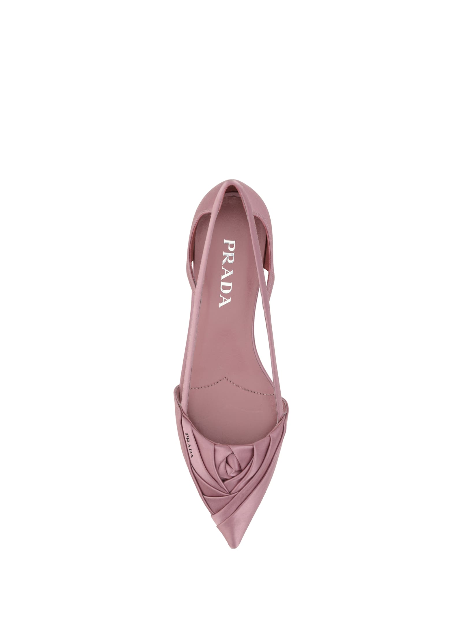 Shop Prada Ballerinas In Confetto