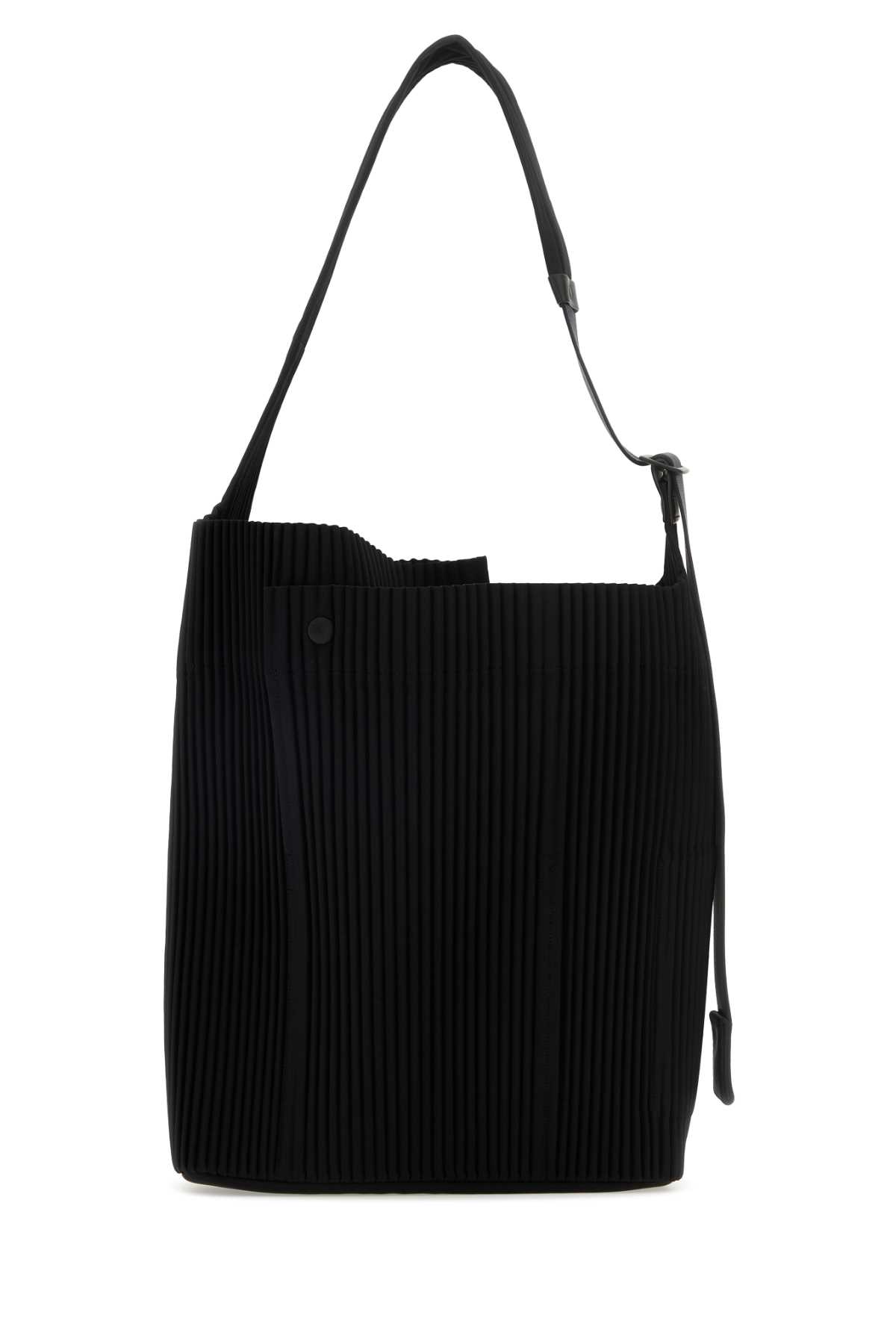 Homme Plissé Issey Miyake Black Fabric Shoulder Bag