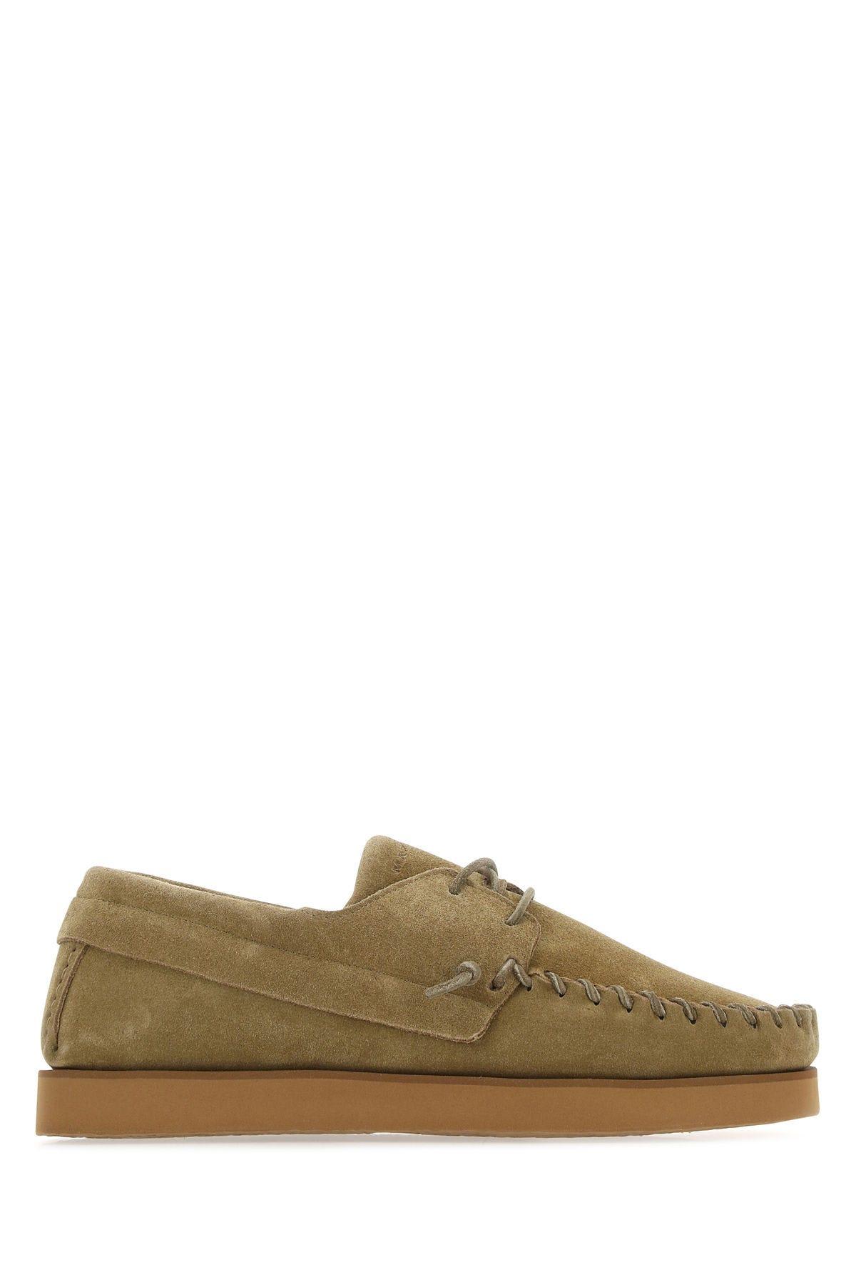 ISABEL MARANT MUD SUEDE LACE-UP SHOES