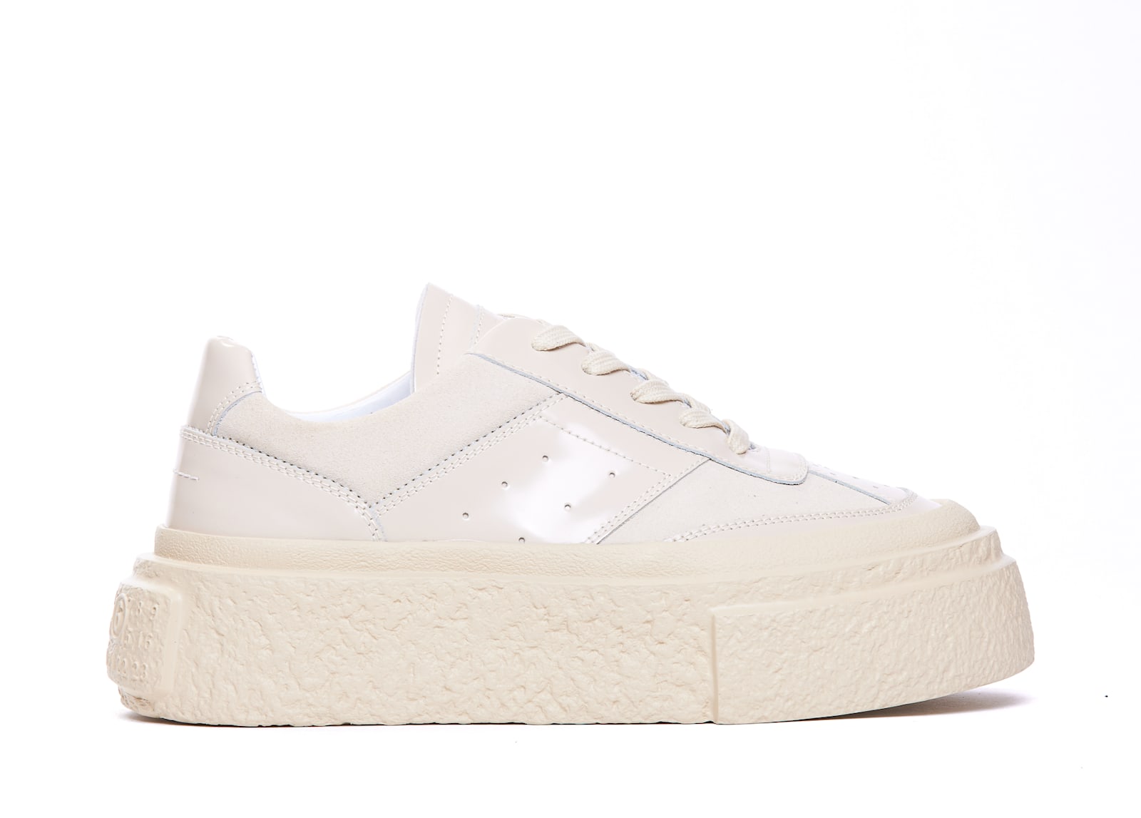 Shop Mm6 Maison Margiela Sneakers In White