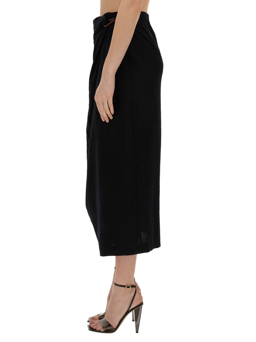 Shop Alysi Skirt With Hook In Black