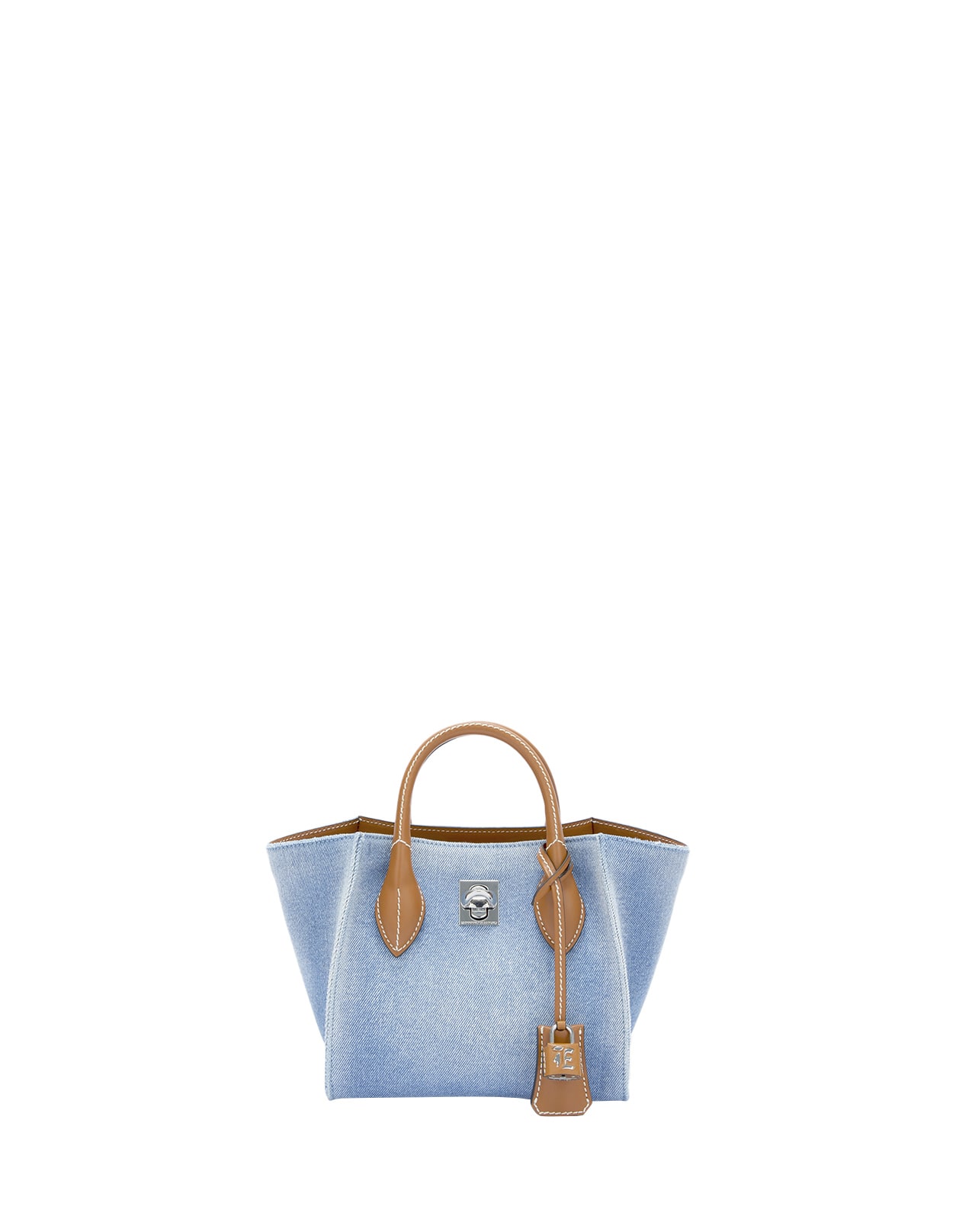 Shop Ermanno Scervino Black Mini Maggie Bag With All-over Rhinestones In Blue