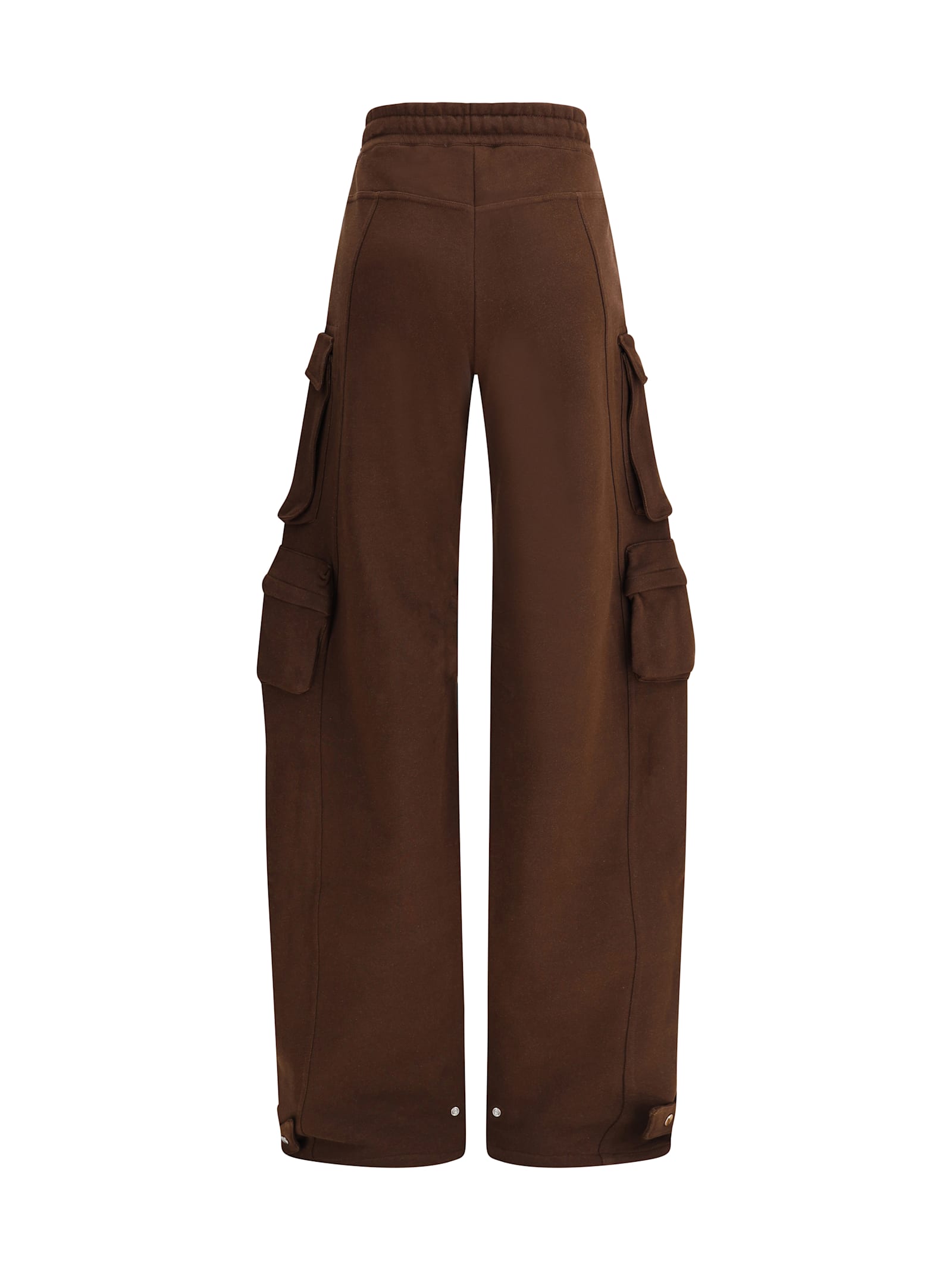 Attico Cargo Fern Pants In Brown
