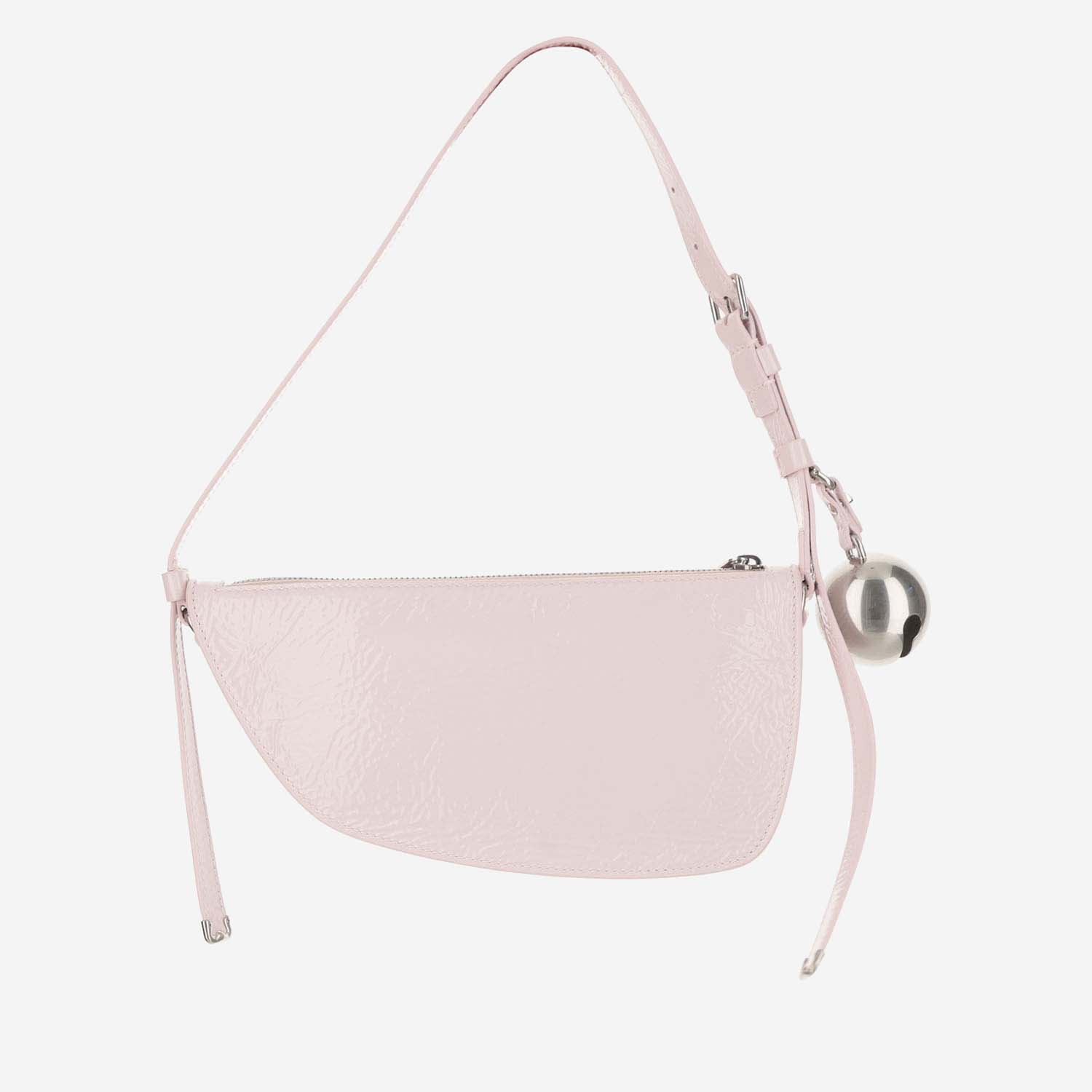 Shop Burberry Mini Shield Bag In Cameo