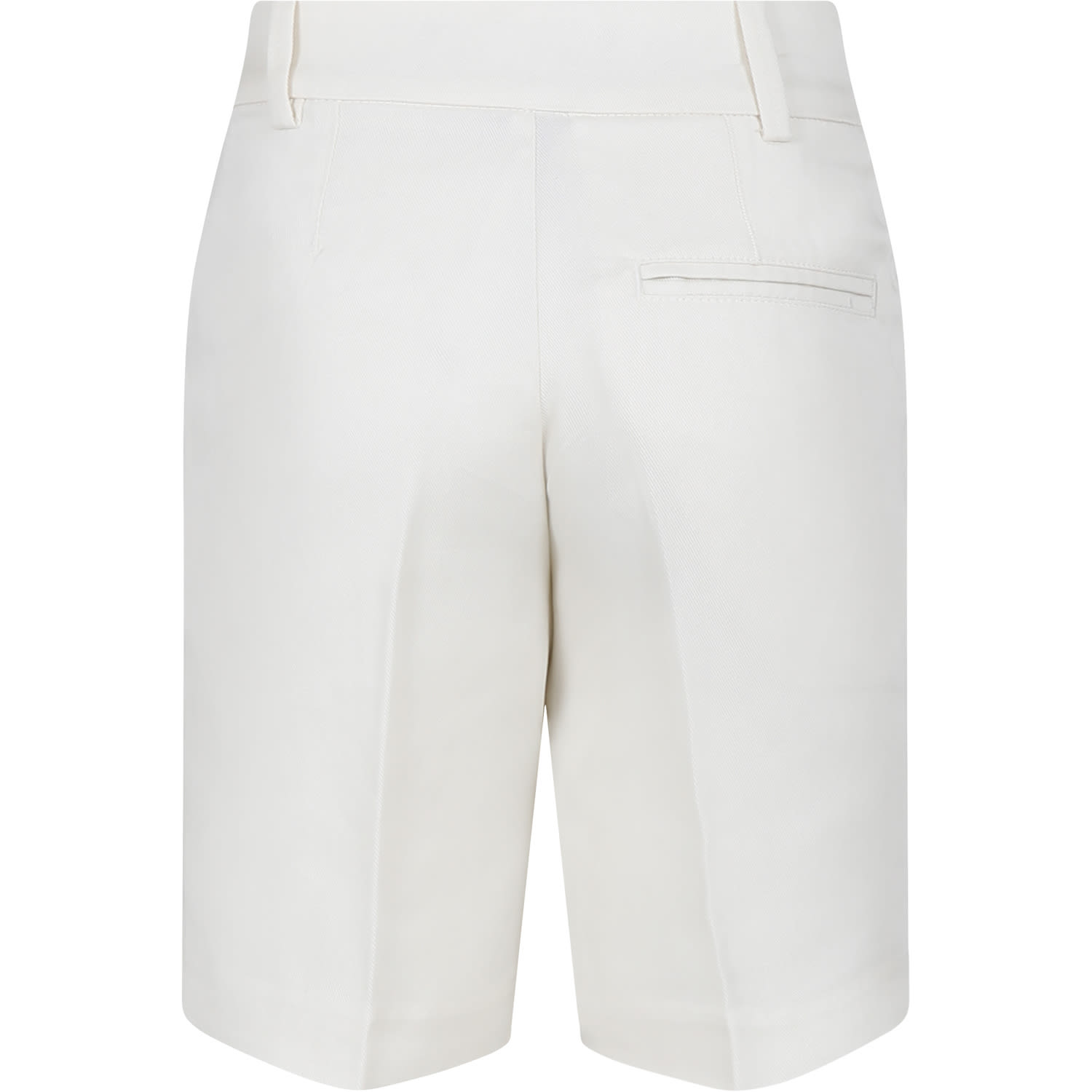Shop Karl Lagerfeld White Shorts For Boy With Logo