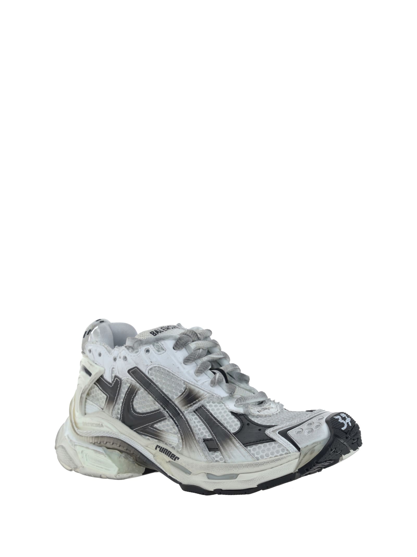 Balenciaga Dynamic Multicolor Runner Sneakers With Chunky Silhouette In Multi